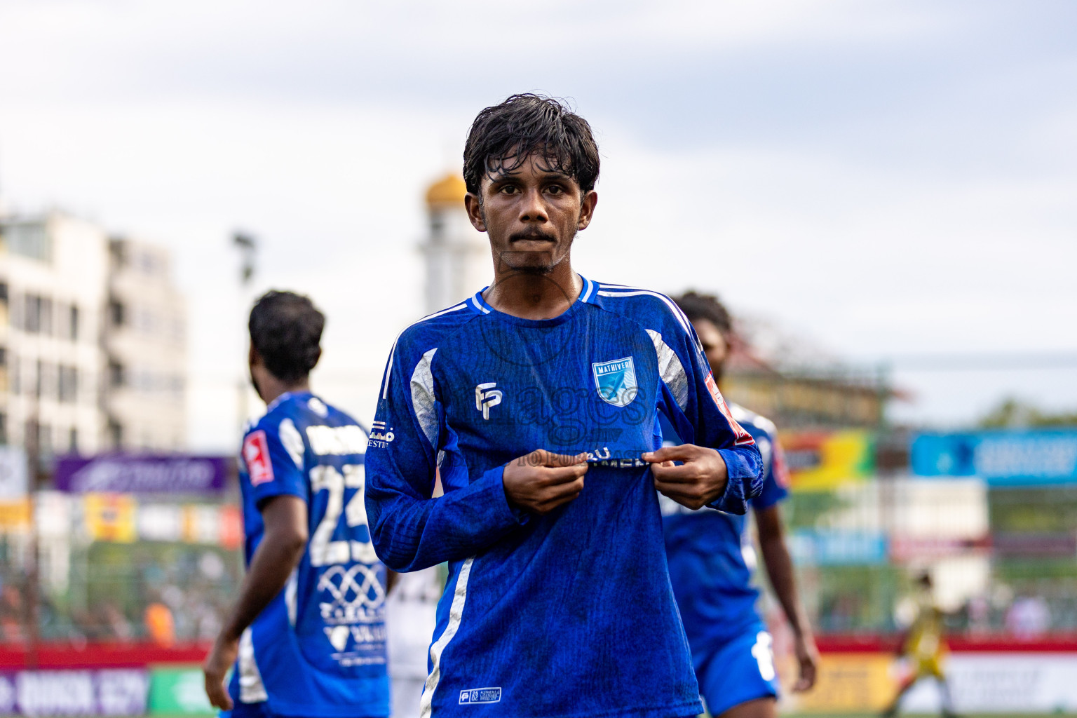 AA. Ukulhas VS AA. Mathiveri in Day 7 of Golden Futsal Challenge 2025 was held on Saturday, 11th January 2025, in Hulhumale', Maldives Photos: Hassan Simah / images.mv