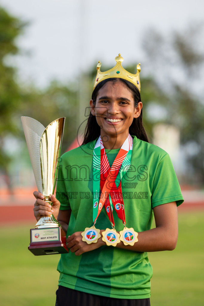 Day 3 of 33rd National Athletics Championship was held in Ekuveni Track at Male', Maldives on Saturday, 7th September 2024. Photos: Suaadh Abdul Sattar / images.mv