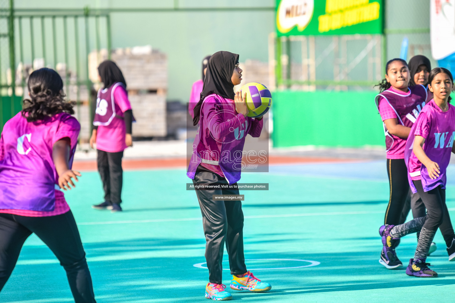 Day 8 of Junior Netball Championship 2022 on 11th March 2022 held in Male', Maldives. Photos by Nausham Waheed