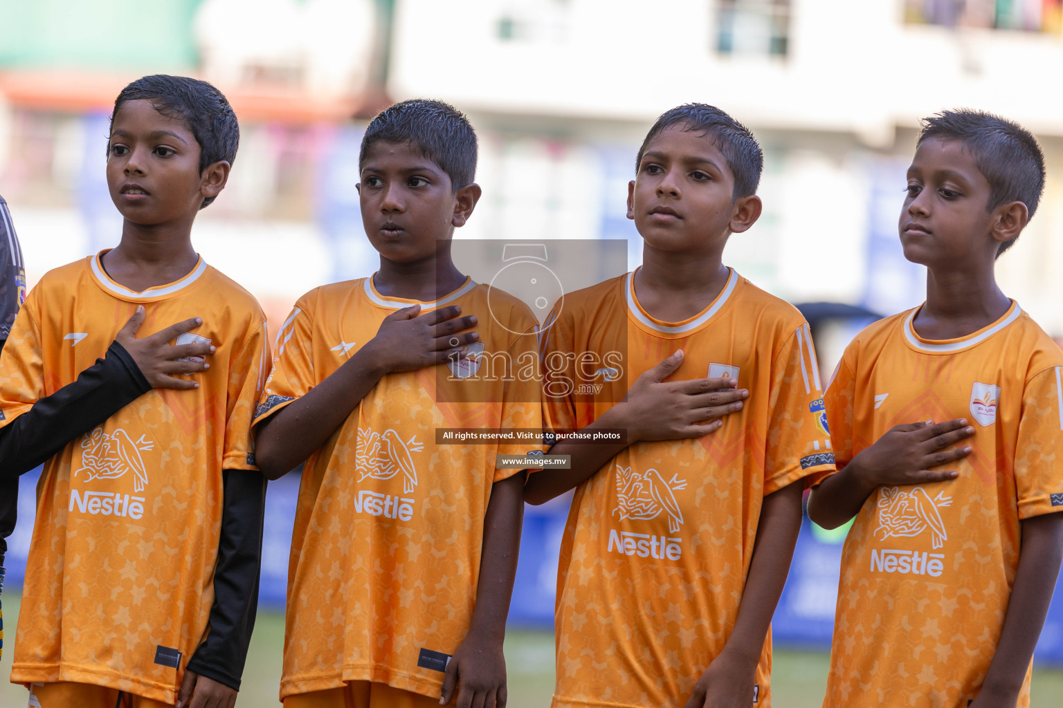 Day 4 of Nestle Kids Football Fiesta, held in Henveyru Football Stadium, Male', Maldives on Saturday, 14th October 2023
Photos: Ismail Thoriq / images.mv