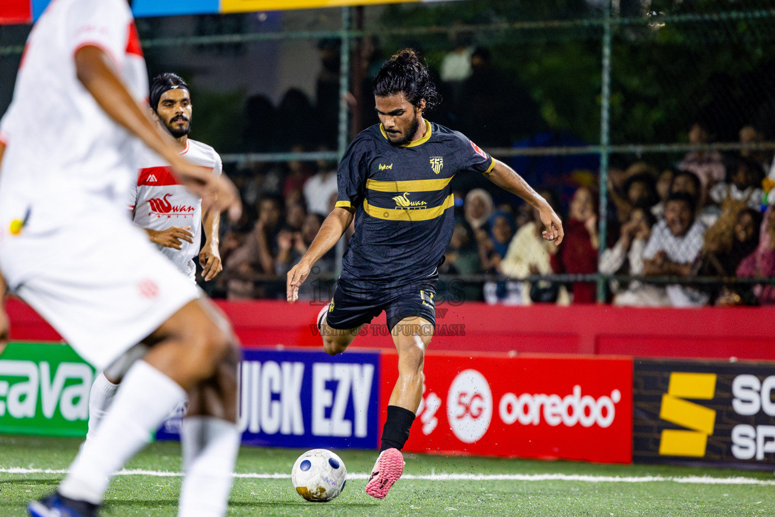 HA Utheemu vs HA Muraidhoo in Day 13 of Golden Futsal Challenge 2025 was held on Friday, 17th January 2025, in Hulhumale', Maldives. Photos: Nausham Waheed / images.mv