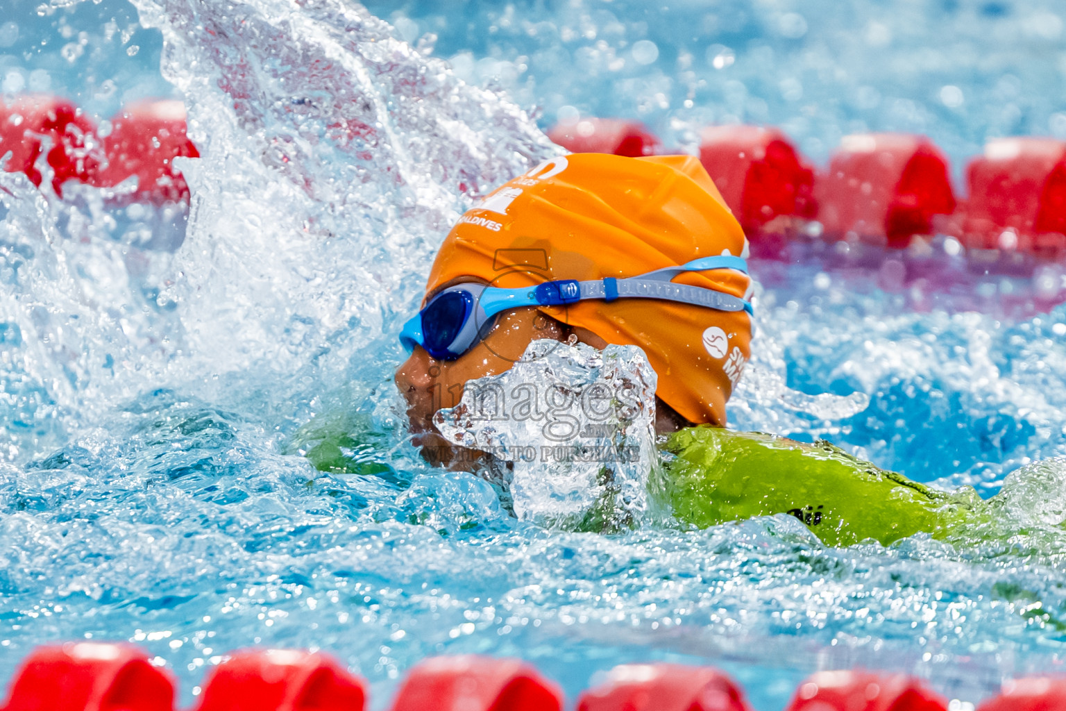Day 1 of BML 6th National Kids Swimming Kids Festival 2025 held in Hulhumale', Maldives on Monday, 3rd November 2025. Photos: Nausham Waheed / images.mv