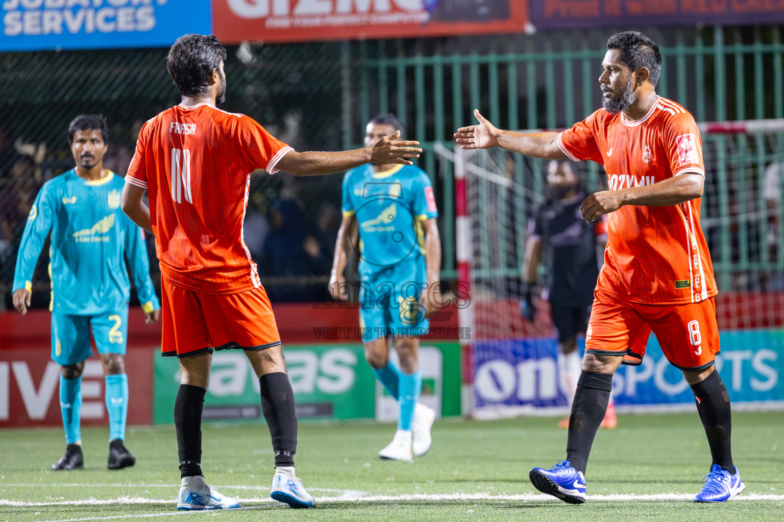 L Maavah VS L Gan in Day 8 of Golden Futsal Challenge 2025 was held on Sunday, 12th January 2025, in Hulhumale', Maldives
Photos: Ismail Thoriq / images.mv
