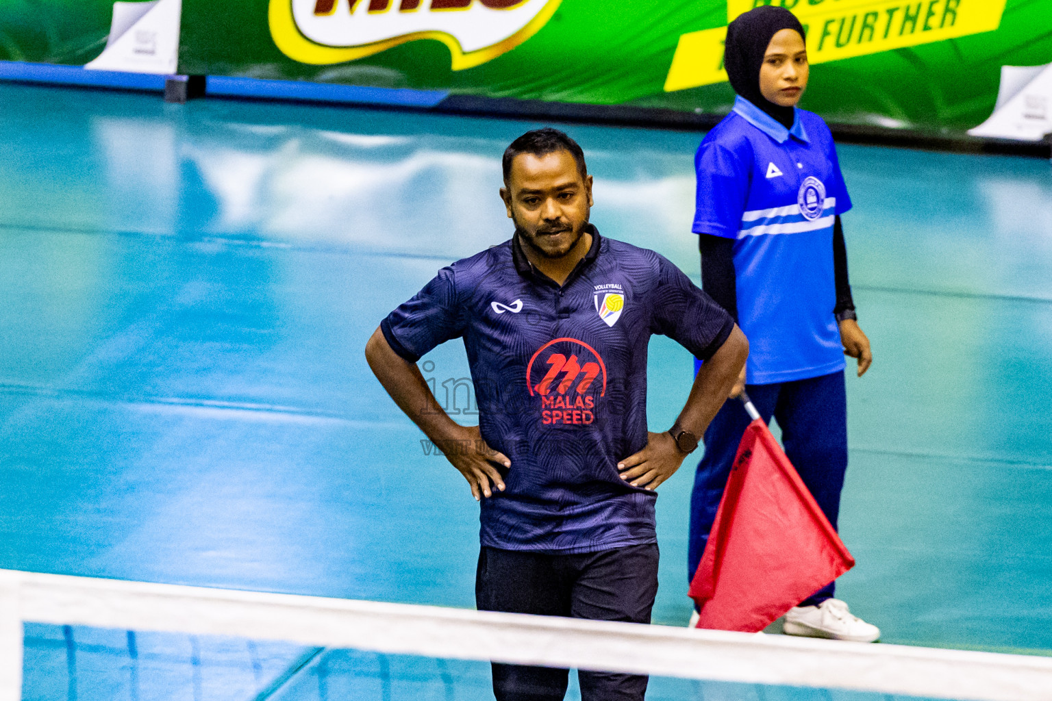 Semi Final of Women's Division of Milo VAM Cup 2024 held in Male', Maldives on Friday, 12th July 2024 at Social Center Indoor Hall Photos By: Nausham Waheed / images.mv