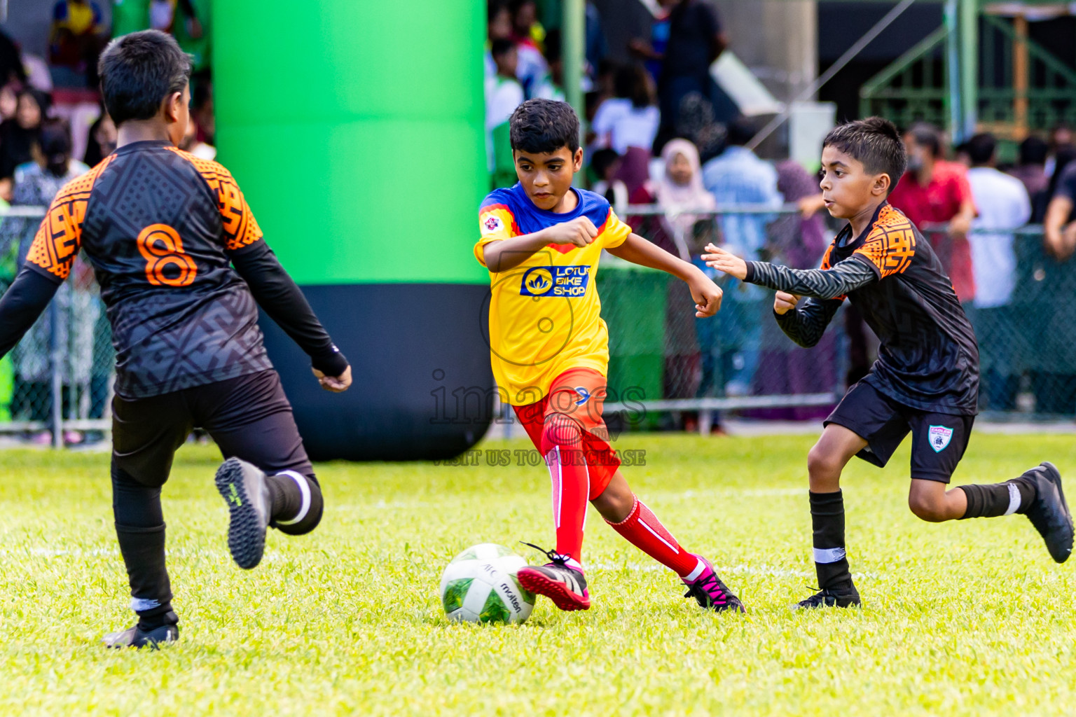 Day 1 of Under 10 MILO Academy Championship 2024 was held at National Stadium in Male', Maldives on Friday, 26th April 2024. Photos: Nausham Waheed / images.mv