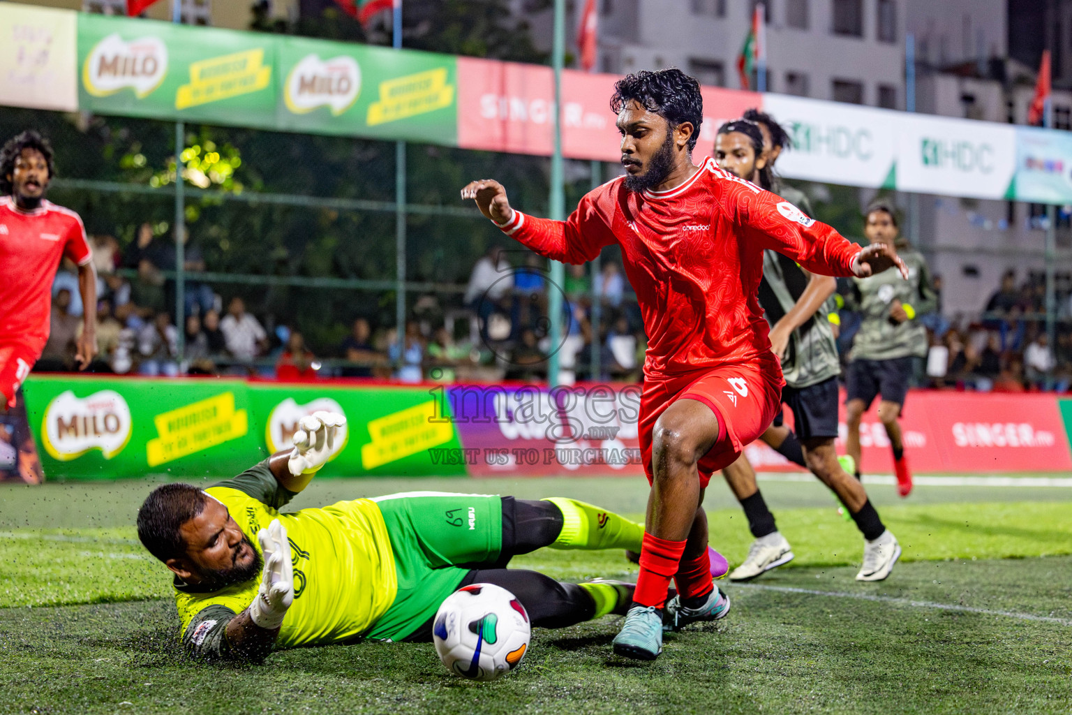 Ooredoo Maldives vs Fahi Rc in Club Maldives Cup 2024 held in Rehendi Futsal Ground, Hulhumale', Maldives on Tuesday, 25th September 2024. Photos: Nausham Waheed/ images.mv