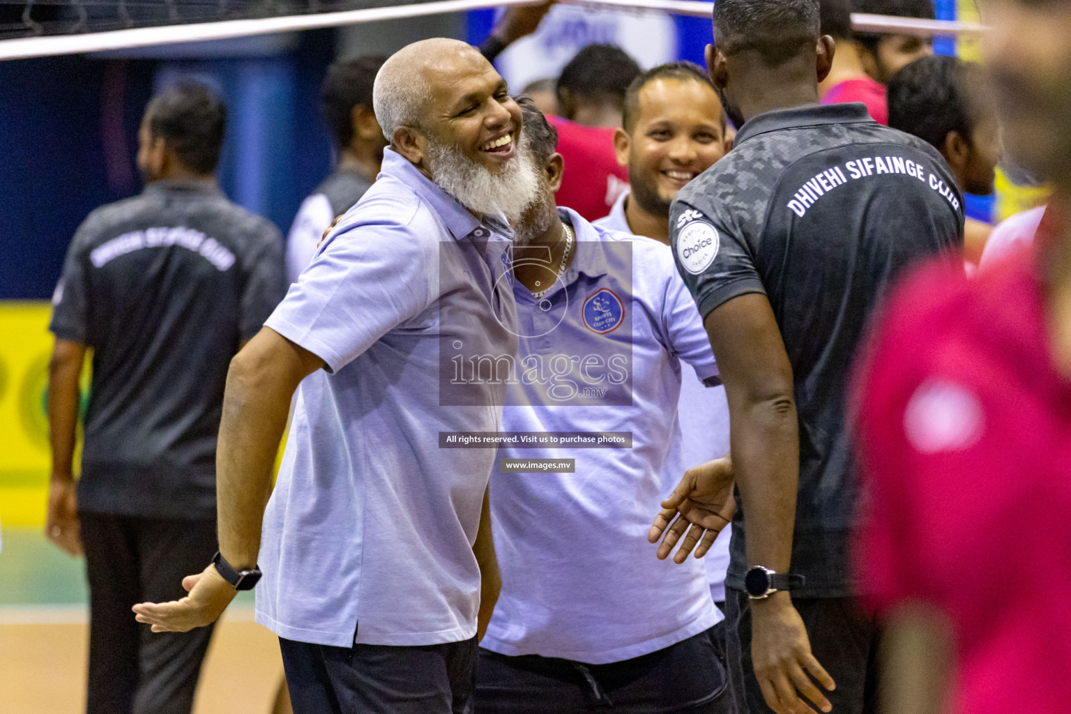 Sports Club City vs Dhivehi Sifainge Club in the Finals of National Volleyball Tournament 2022 on Thursday, 07th July 2022, held in Social Center, Male', Maldives