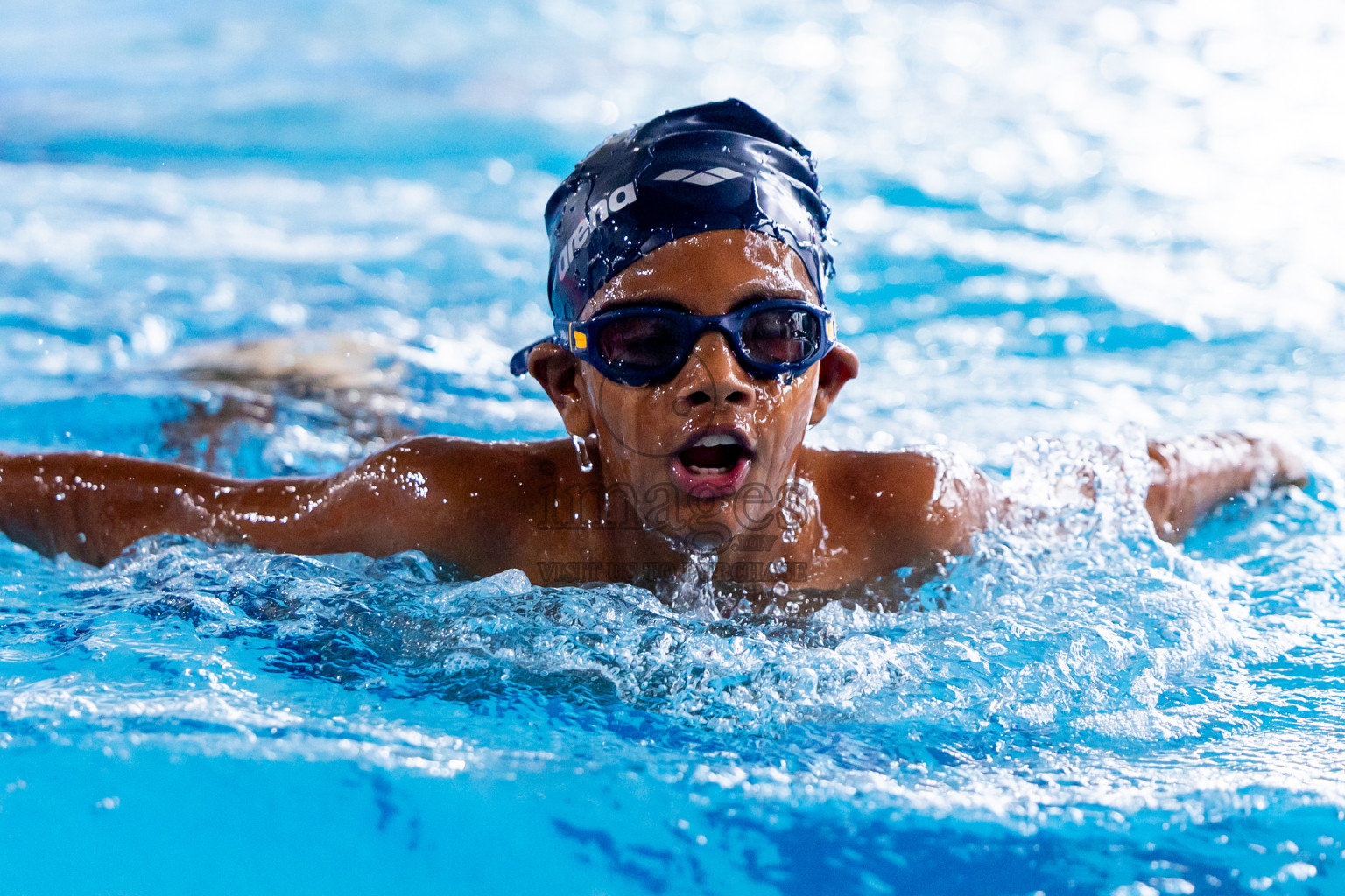 Day 3 of 20th BMLInter-school Swimming Competition 2024 held in Hulhumale', Maldives on Monday, 14th October 2024. Photos: Nausham Waheed / images.mv