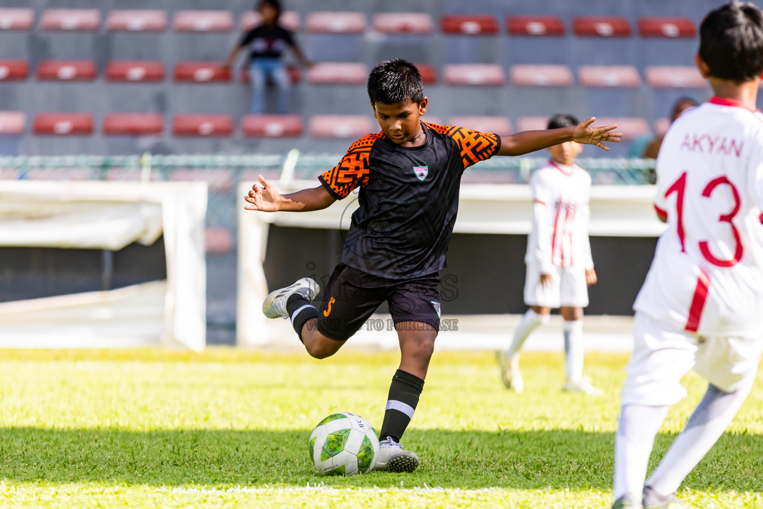 Day 1 of Under 10 MILO Academy Championship 2024 was held at National Stadium in Male', Maldives on Friday, 26th April 2024. Photos: Nausham Waheed / images.mv