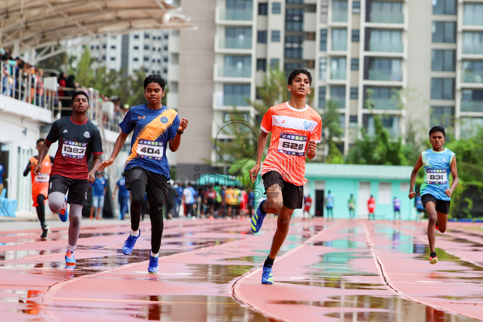 Day 1 of MWSC Interschool Athletics Championships 2024 held in Hulhumale Running Track, Hulhumale, Maldives on Saturday, 9th November 2024. 
Photos by: Ismail Thoriq, Hassan Simah / Images.mv