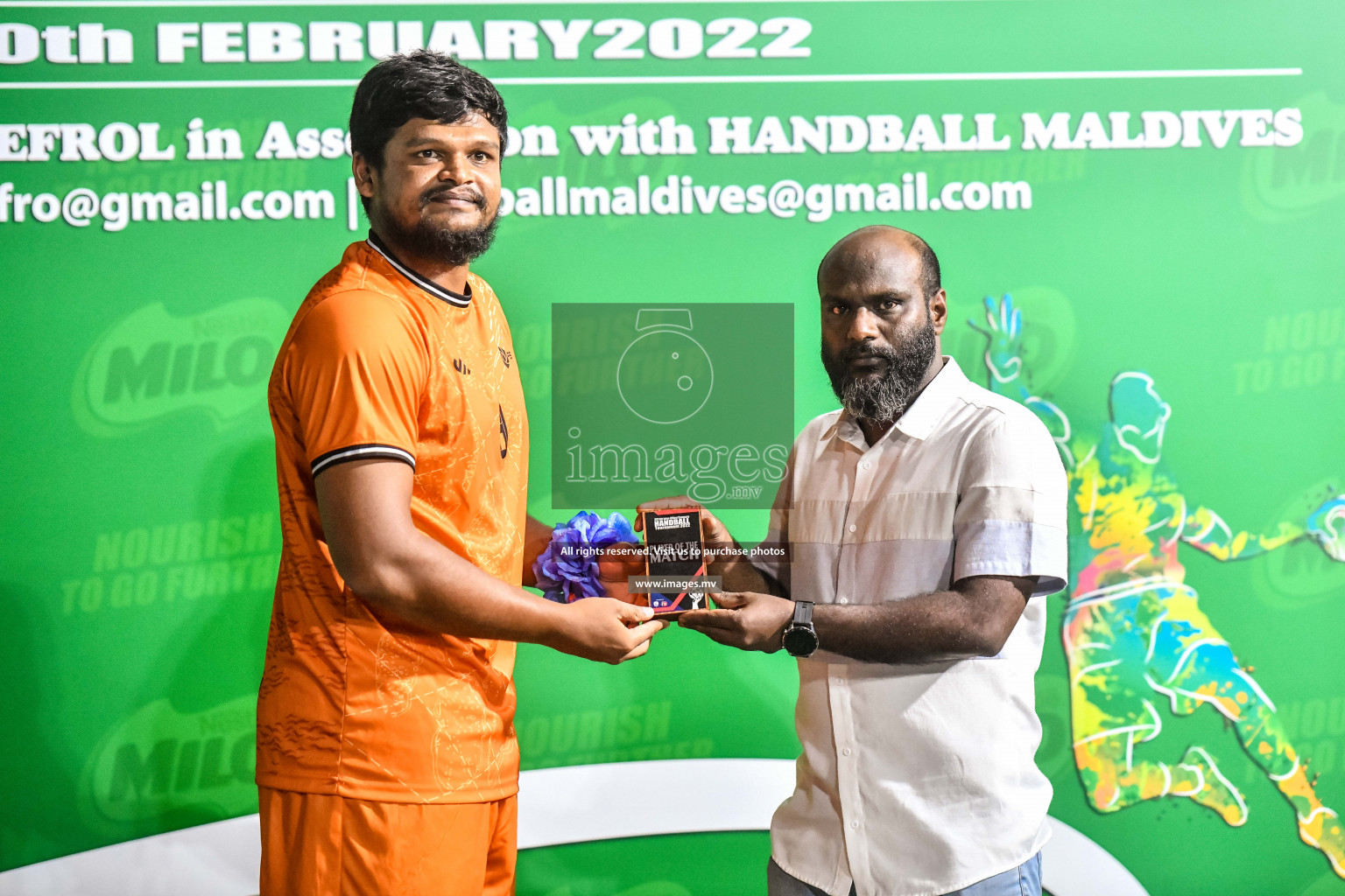 Final of Milo 6th Inter Office Handball Tournament 2022 - Photos by Nausham Waheed