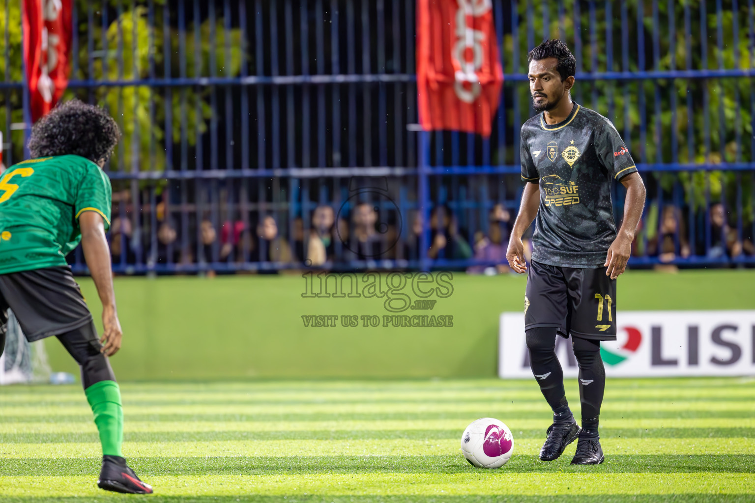 Muring FC vs Afro SC in Semi Final of Eydhafushi Futsal Cup 2024 was held on Monday , 15th April 2024, in B Eydhafushi, Maldives Photos: Ismail Thoriq / images.mv