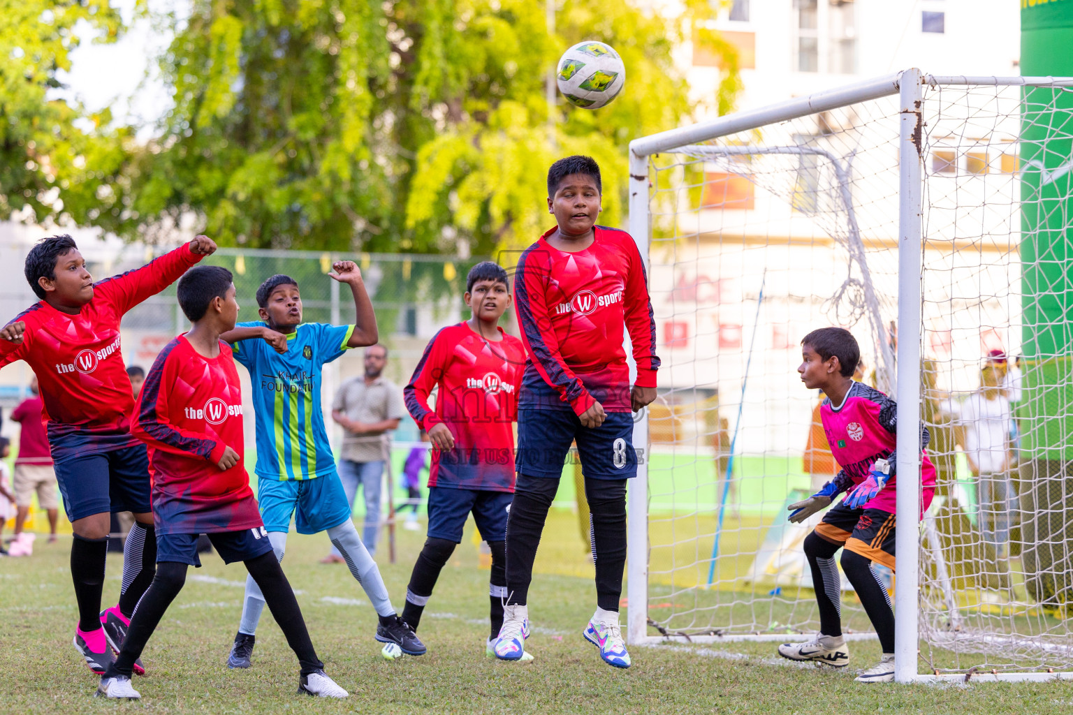 Day 1 of MILO Academy Championship 2024 - U12 was held at Henveiru Grounds in Male', Maldives on Thursday, 4th July 2024. 
Photos: Ismail Thoriq / images.mv