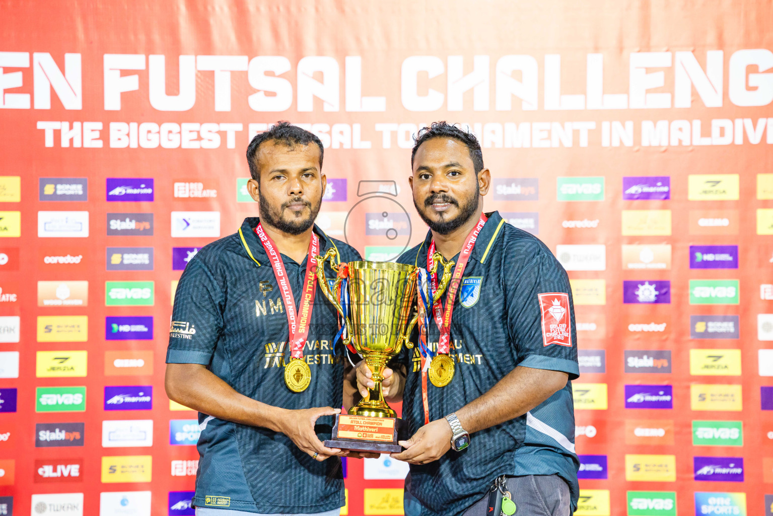 AA. Mathiveri VS AA. Thoddoo in Atoll Round Final on Day 20 of Golden Futsal Challenge 2025 was held on Thursday, 23rd January 2025, in Hulhumale', Maldives. Photos: Abdulla Abeed / images.mv
