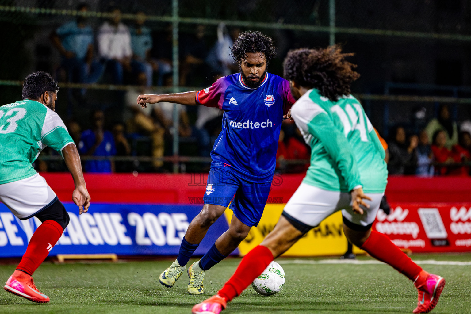Medtech vs BML in Day 4 of Office League 2025 was held on Friday, 19th April 2025 in Hulhumale', Maldives. Photos: Nausham Waheed / images.mv