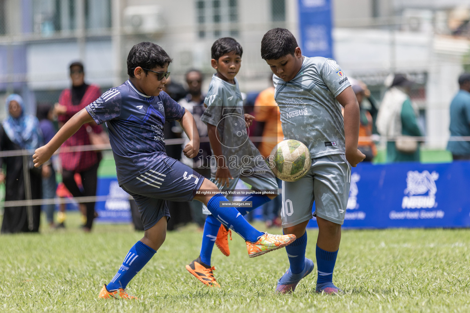 Day 1 of Nestle kids football fiesta, held in Henveyru Football Stadium, Male', Maldives on Wednesday, 11th October 2023 Photos: Shut Abdul Sattar/ Images.mv