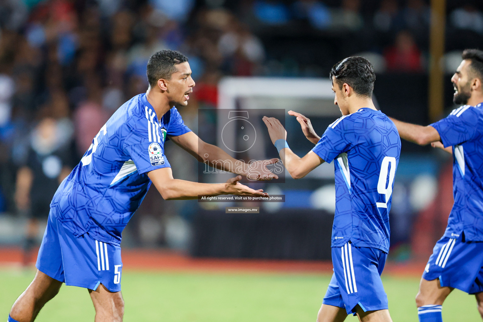 Kuwait vs India in the Final of SAFF Championship 2023 held in Sree Kanteerava Stadium, Bengaluru, India, on Tuesday, 4th July 2023. Photos: Nausham Waheed / images.mv