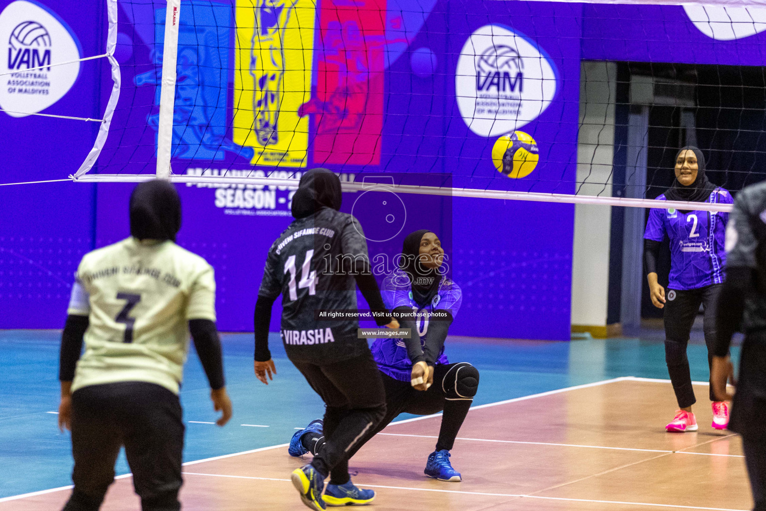 Volleyball Association Cup 2022-Women's Division-Match Day 5 was held in Male', Maldives on Friday, 27th May 2022 at Social Center Indoor Hall Photos By: Ismail Thoriq/images.mv