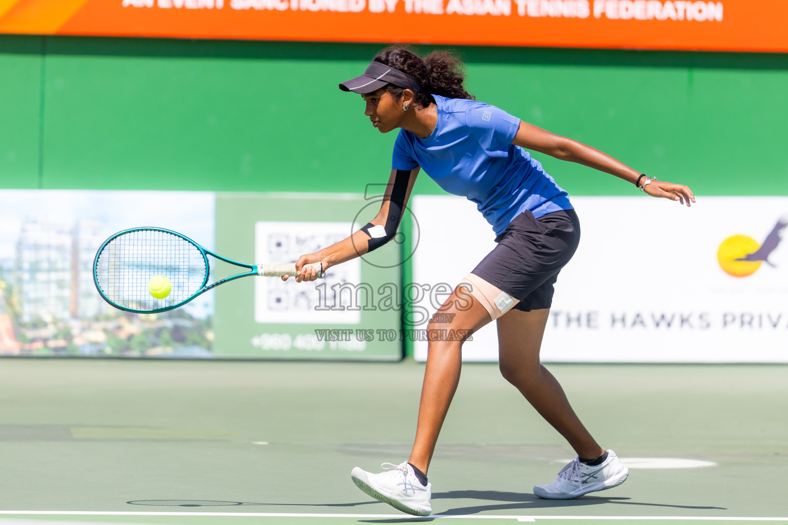 Day 8 of ATF Maldives Junior Open Tennis was held in Male' Tennis Court, Male', Maldives on Thursday, 19th December 2024. Photos: Nausham Waheed/ images.mv