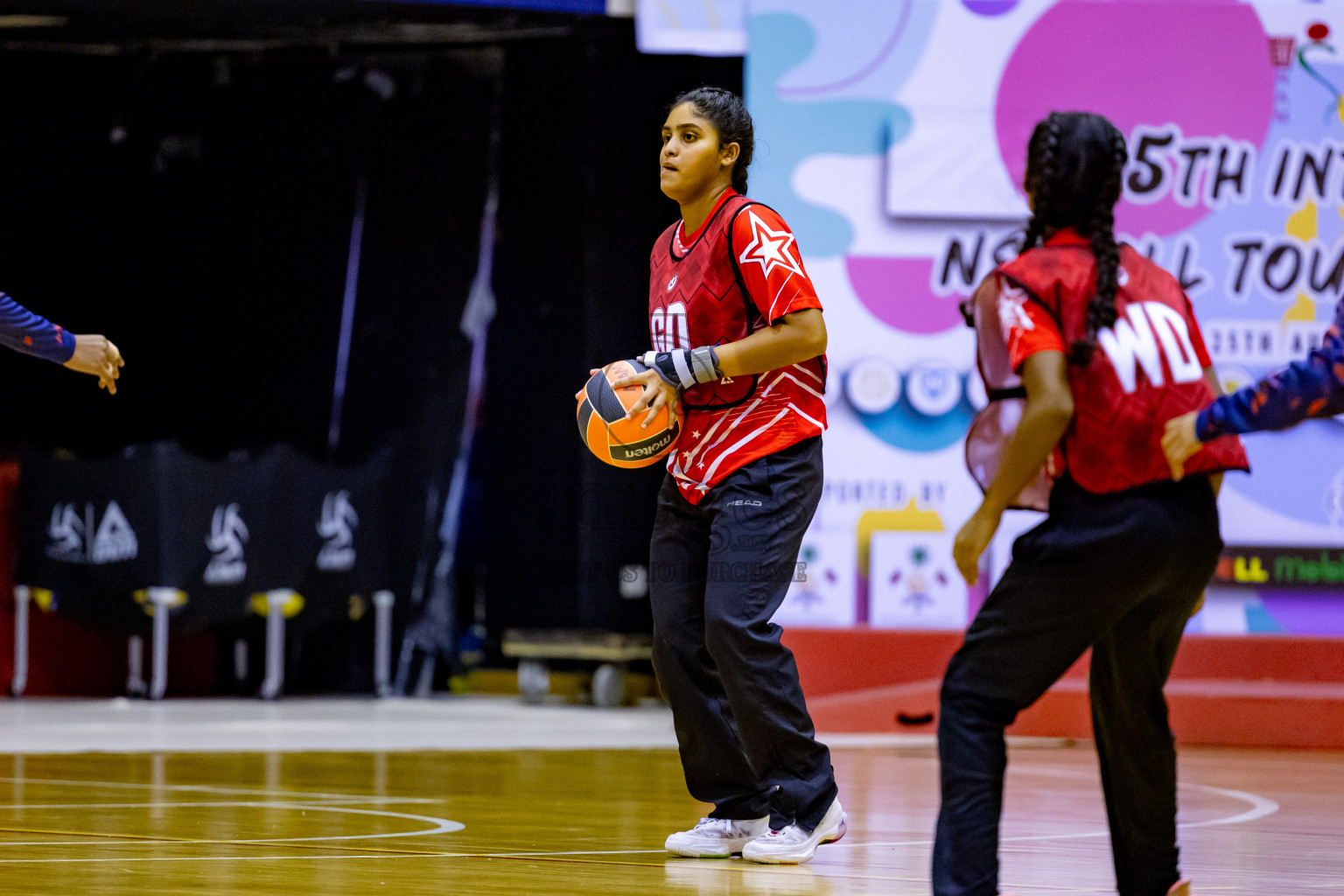 Day 6 of 25th Inter-School Netball Tournament was held in Social Center at Male', Maldives on Thursday, 15th August 2024. Photos: Nausham Waheed / images.mv