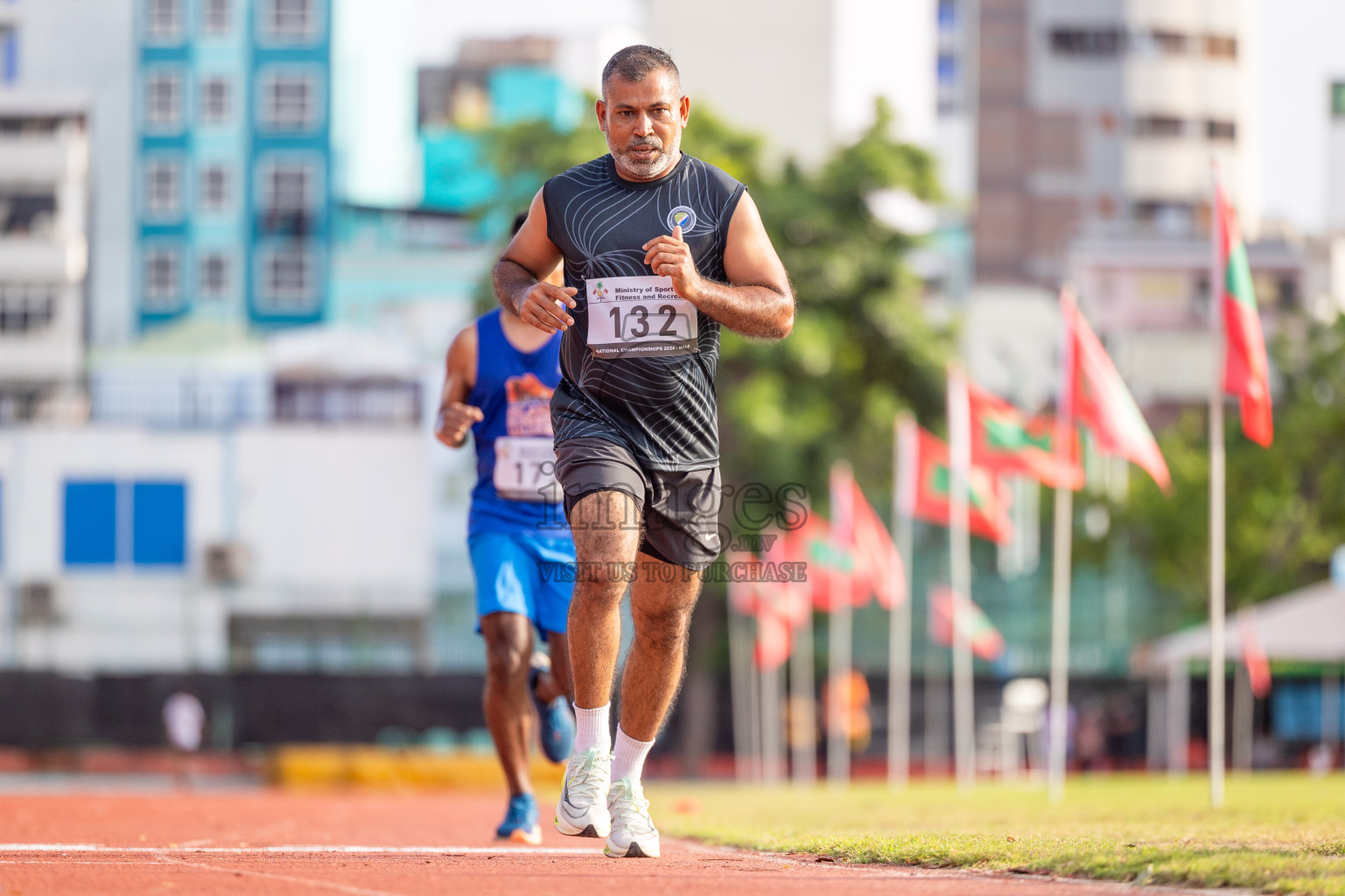 Day 2 of 33rd National Athletics Championship was held in Ekuveni Track at Male', Maldives on Friday, 6th September 2024. Photos: Shuu Abdul Sattar / images.mv