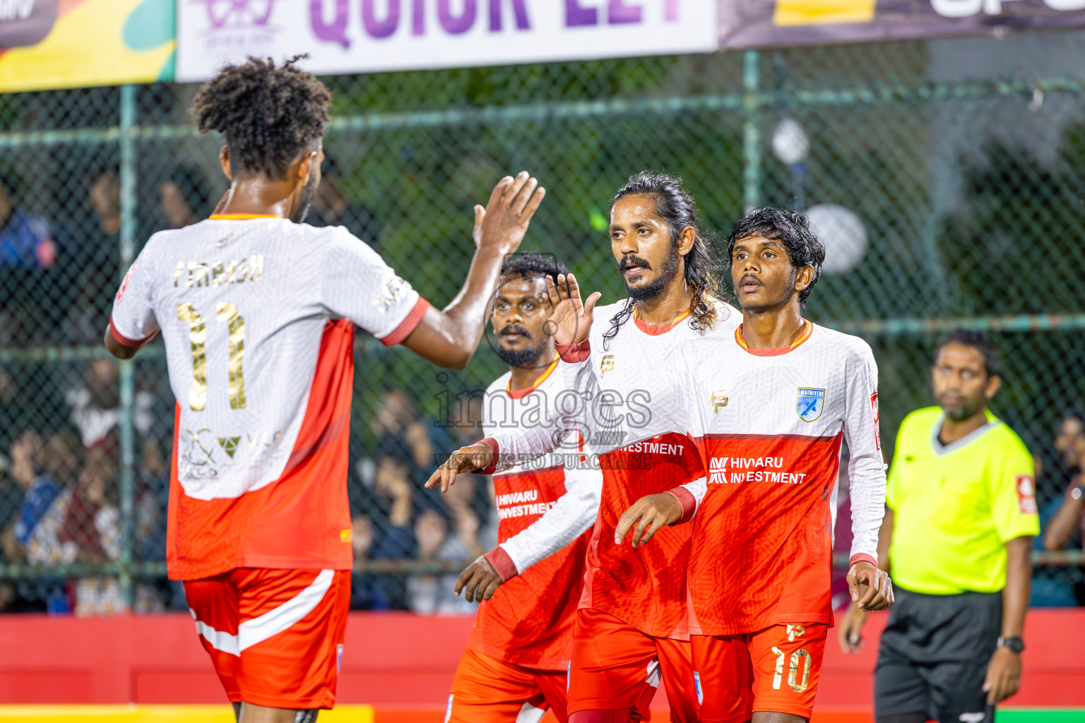 AA Mathiveri vs AA Thoddoo in Zone Round on Day 27 of Golden Futsal Challenge 2025 was held on Friday , 31st January 2025, in Hulhumale', Maldives. Photos: Ismail Thoriq / images.mv