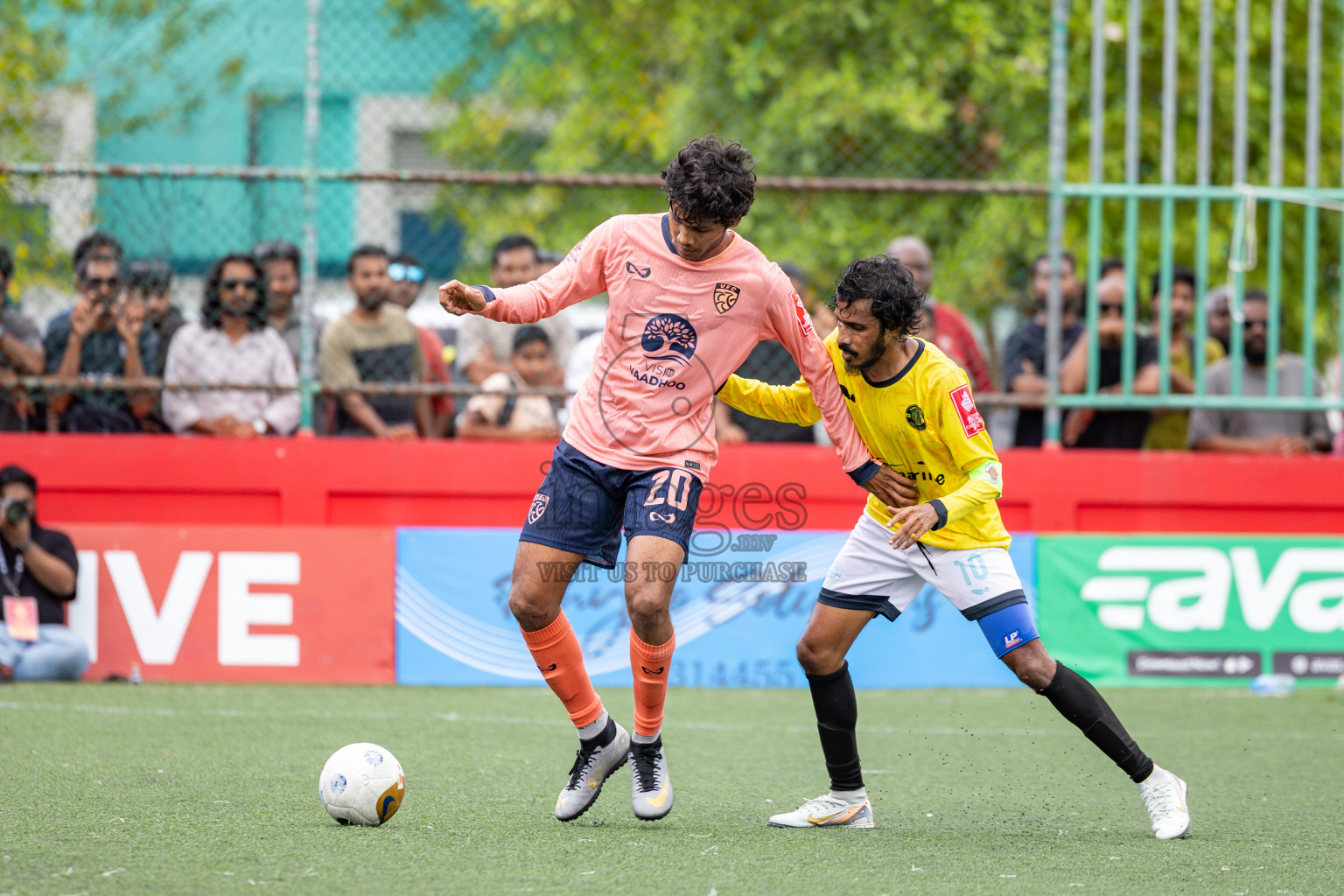 GDh Vaadhoo vs GDh Gadhdhoo in Day 12 of Golden Futsal Challenge 2025 was held on Thursday, 16th January 2025, in Hulhumale', Maldives Photos: Ismail Thoriq / images.mv