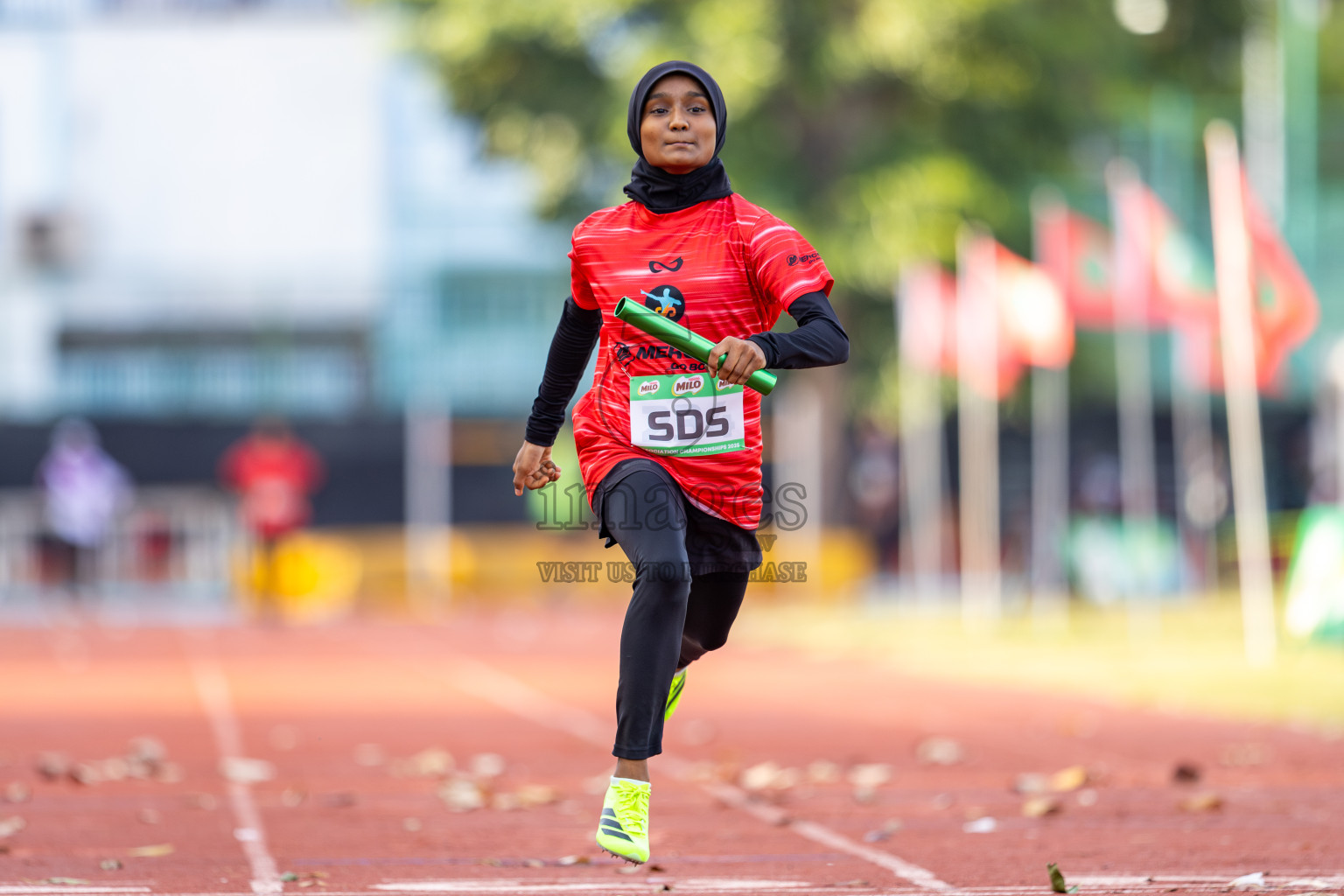Day 2 of 12th Milo Association Championships was held in Ekuveni Track at Male', Maldives on Friday, 25th April 2025. Photos: Ismail Thoriq / images.mv