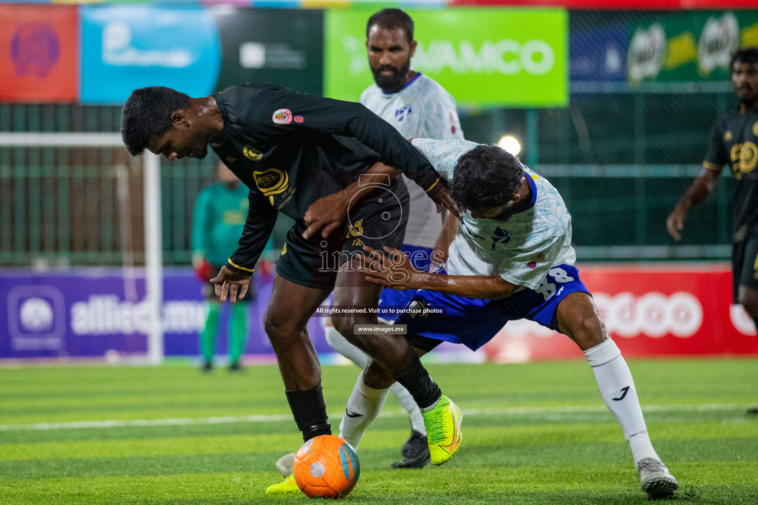 Prison Club vs MACL in the Quarter Finals of Club Maldives 2021 held at Hulhumale;, on 12th December 2021 Photos: Ismail Thoriq / images.mv