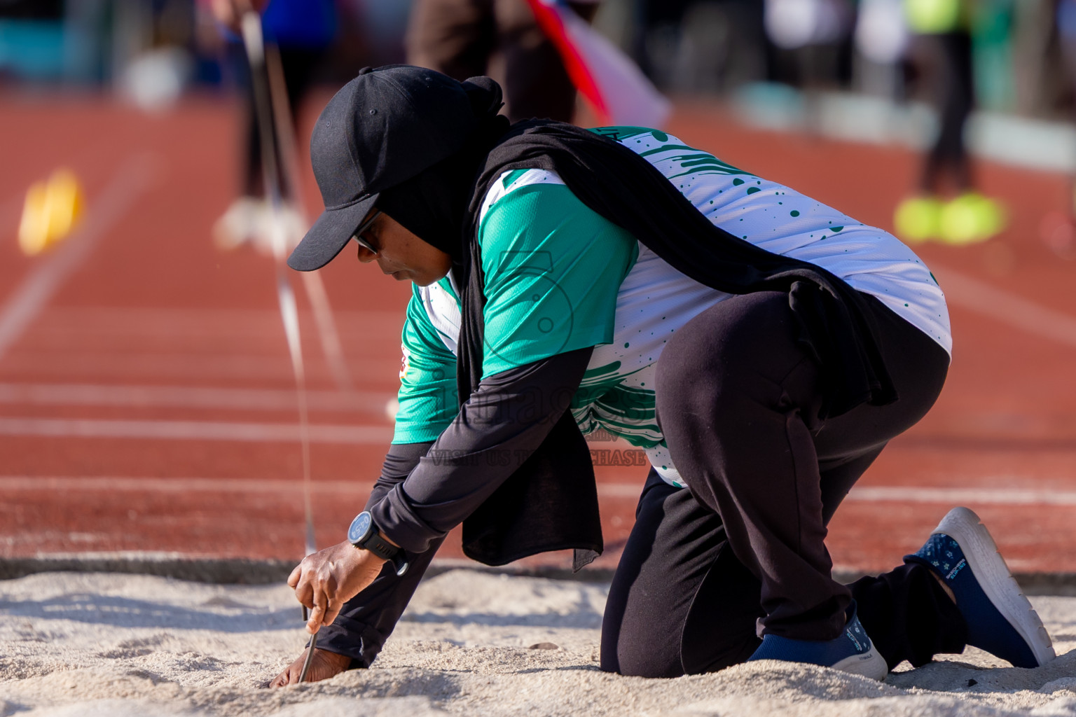 Day 1 of 12th Milo Association Championships was held in Ekuveni Track at Male', Maldives on Thursday, 24th April 2025. Photos: Nausham Waheed / images.mv