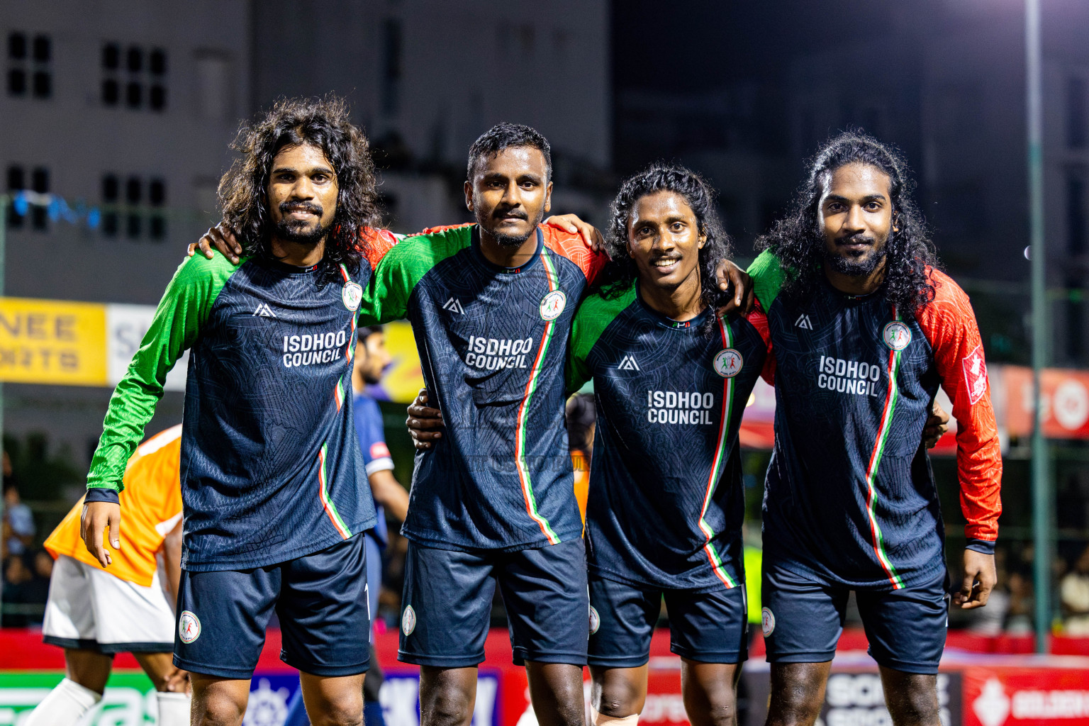 Thaa Hirilandhoo vs L Isdhoo in zone round Day 30 of Golden Futsal Challenge 2025 was held on Monday , 3rd February 2025, in Hulhumale', Maldives. Photos: Nausham Waheed / images.mv