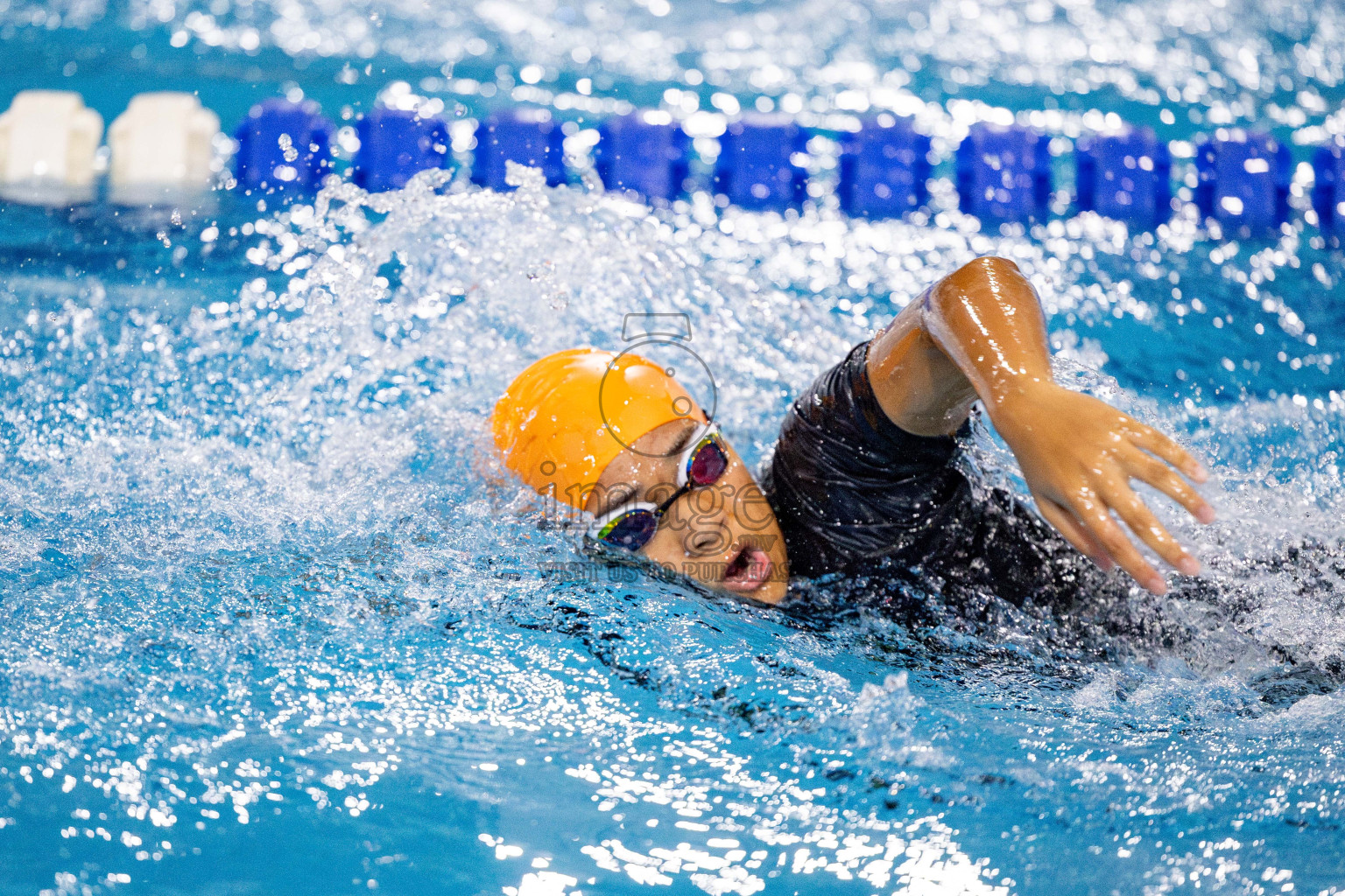 Day 4 of National Swimming Championship 2024 held in Hulhumale', Maldives on Monday, 16th December 2024. Photos: Hassan Simah / images.mv