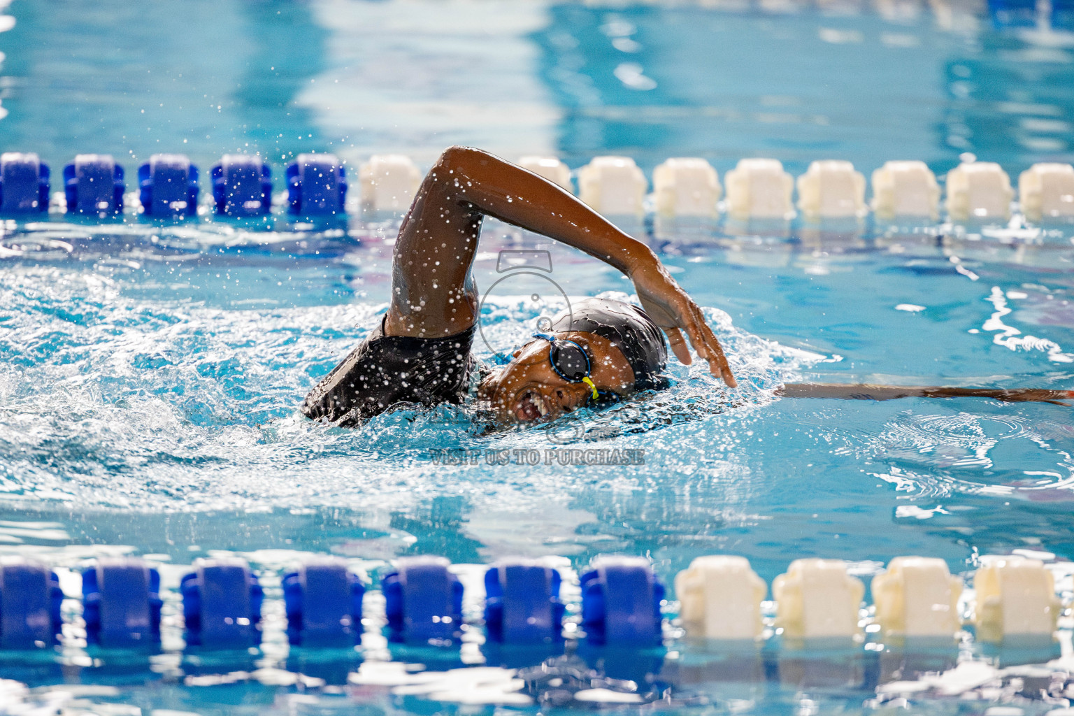 Day 4 of National Swimming Competition 2024 held in Hulhumale', Maldives on Monday, 16th December 2024. 
Photos: Hassan Simah / images.mv