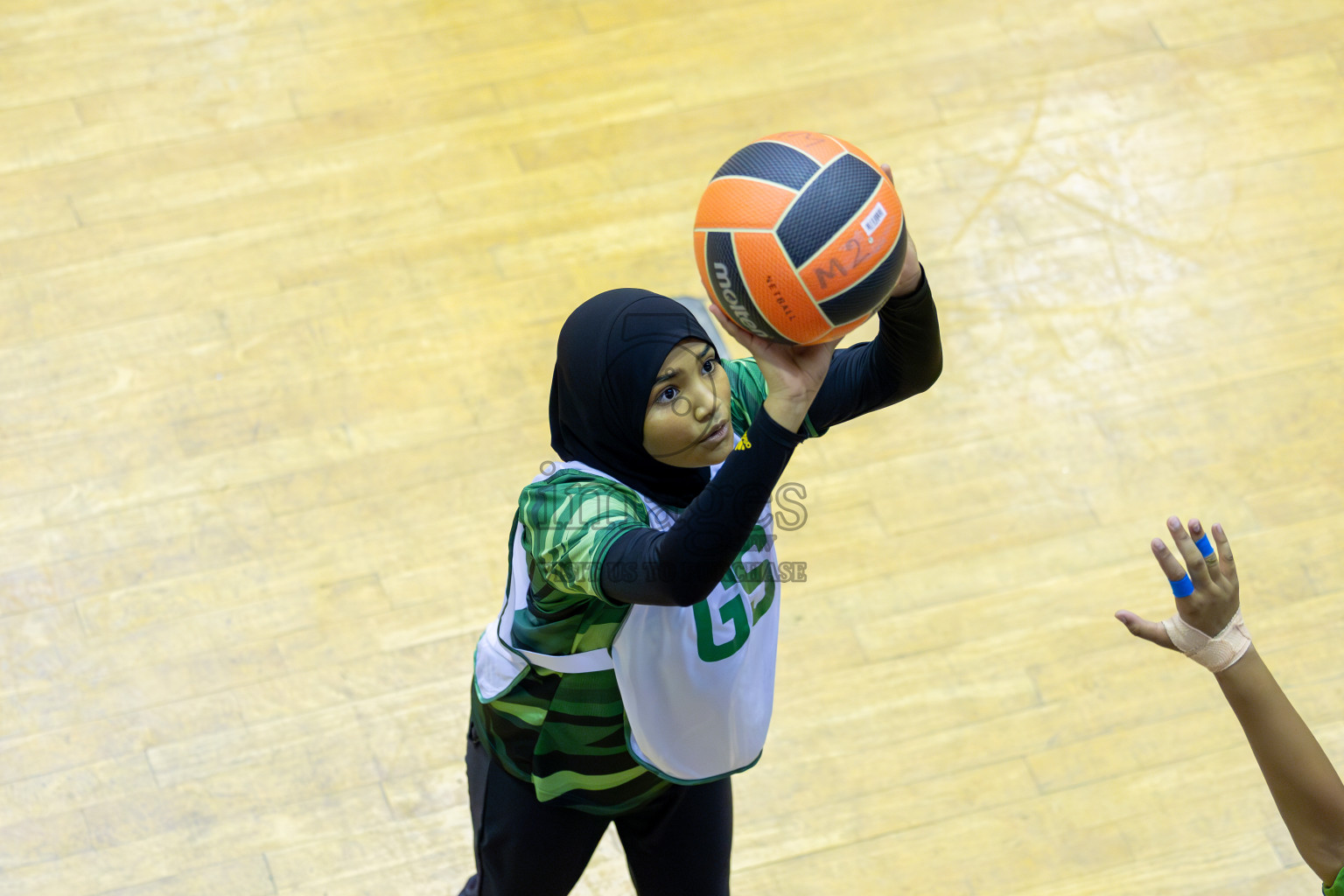 Day 15 of 25th Inter-School Netball Tournament was held in Social Center at Male', Maldives on Monday, 26th August 2024. Photos: Mohamed Mahfooz Moosa / images.mv