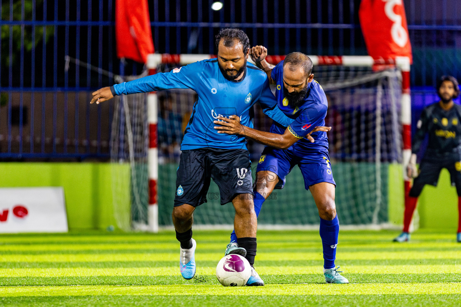 United V vs Eighty Four FC in Day 7 of Eydhafushi Futsal Cup 2024 was held on Sunday , 14th April 2024, in B Eydhafushi, Maldives Photos: Nausham Waheed / images.mv