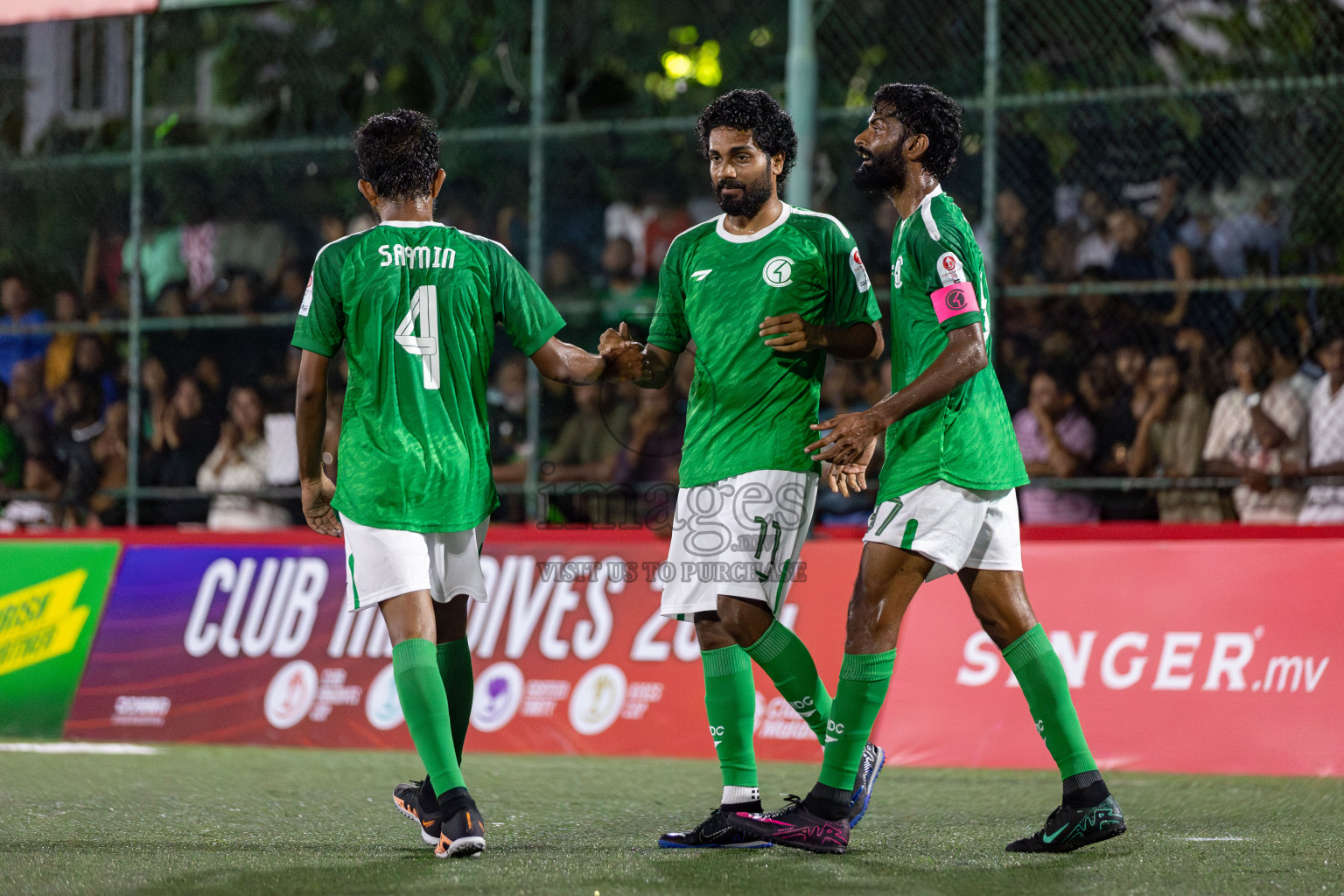 CLUB HDC vs CLUB FEN in Club Maldives Cup 2024 held in Rehendi Futsal Ground, Hulhumale', Maldives on Monday, 23rd September 2024. 
Photos: Mohamed Mahfooz Moosa / images.mv