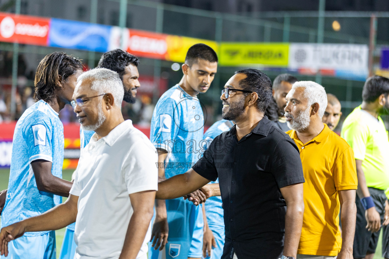 HA Dhidhdhoo vs HA Vashafaru in Day 5 of Golden Futsal Challenge 2025 on Thursday, 9th January 2025, in Hulhumale', Maldives 
Photos: Hassan Simah / images.mv