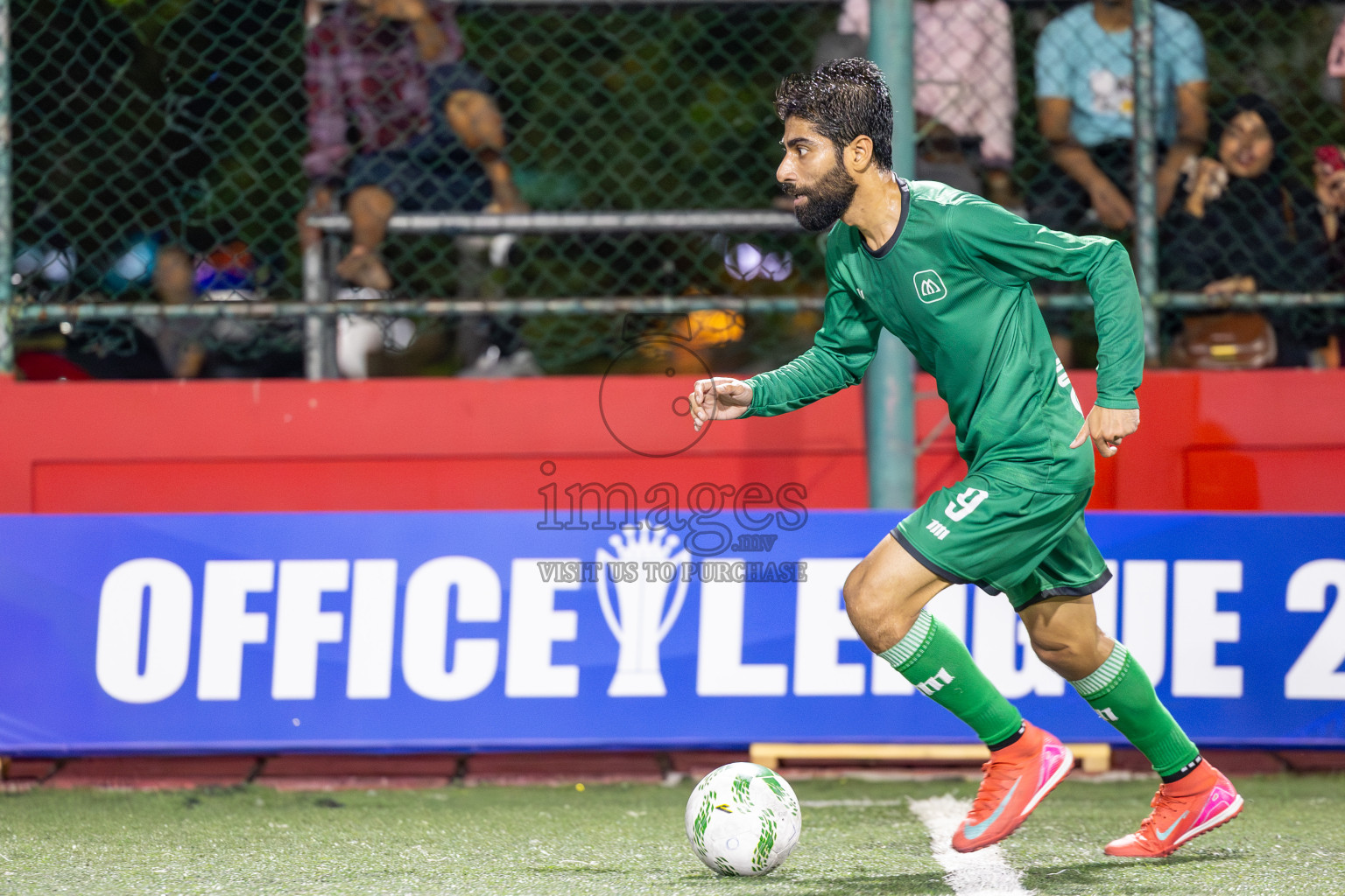 Fenaka vs MIB in Day 6 of Office League 2025 was held on Monday, 21st April 2025 in Hulhumale', Maldives. Photos: Ismail Thoriq / images.mv