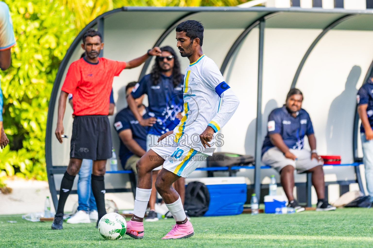 Oblu Sangli vs Joy Island in Resort League 2025 (North Male Zone) day 4 was held on Saturday, 6th September 2025 in One And Only Reethi Rah Maldives Resort, Photos: Areef Adam / images.mv