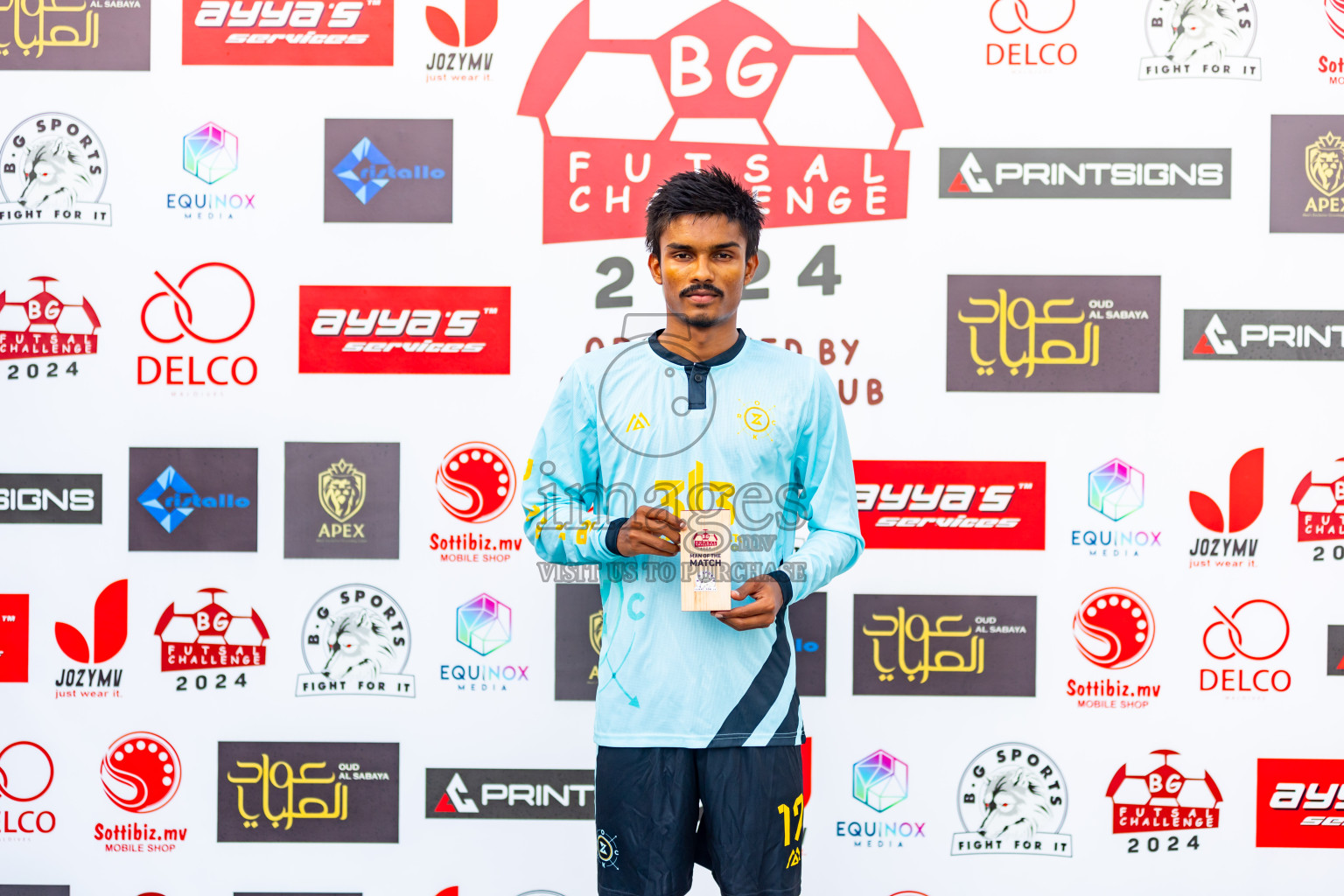 Squadra vs Rock Z in Day 8 of BG Futsal Challenge 2024 was held on Tuesday, 19th March 2024, in Male', Maldives Photos: Nausham Waheed / images.mv