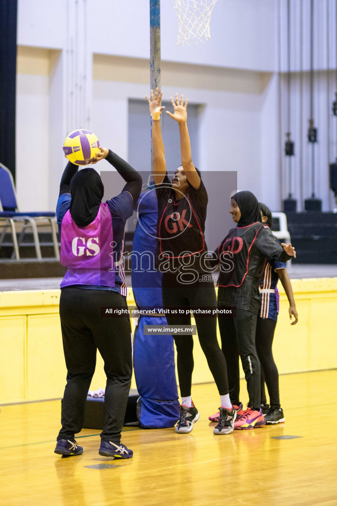 Kulhudhuffushi Youth & R.C vs Shining Star Sports Club in the Semi Finals of Milo National Netball Tournament 2021 held on 3 December 2021 in Male', Maldives, photos by Maanish