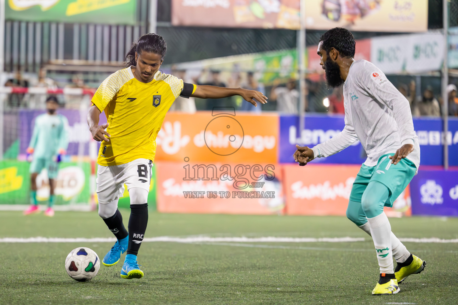 RRC vs MPL in Semi Finals of Club Maldives Cup 2024 held in Rehendi Futsal Ground, Hulhumale', Maldives on Monday, 14th October 2024. Photos: Ismail Thoriq / images.mv