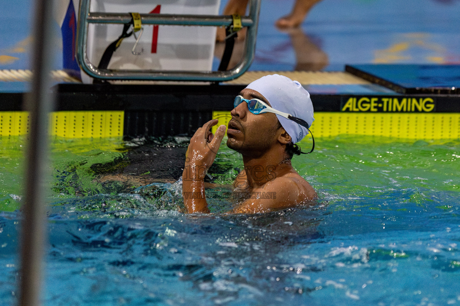 Day 2 of National Swimming Competition 2024 held in Hulhumale', Maldives on Saturday, 14th December 2024. Photos: Hassan Simah / images.mv