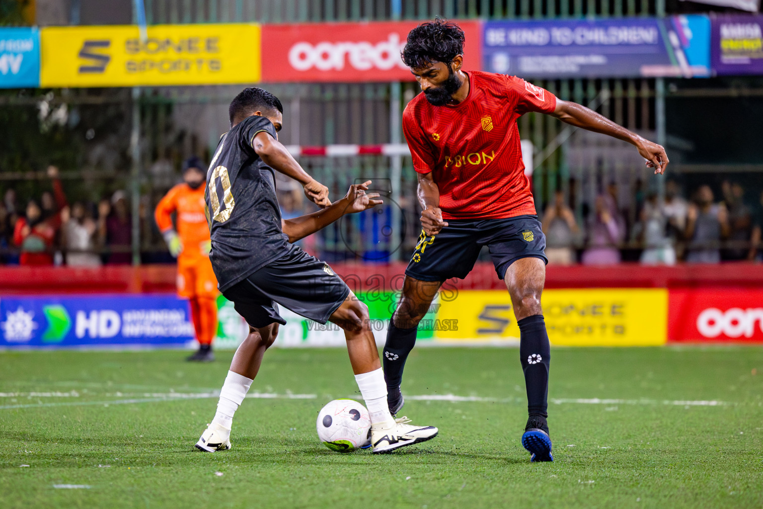 HDh Naavaidhoo vs HA Utheemu on Day 39 of Golden Futsal Challenge 2024 was held on Friday, 23rd February 2024, in Hulhumale', Maldives 
Photos: Mohamed Mahfooz Moosa/ images.mv