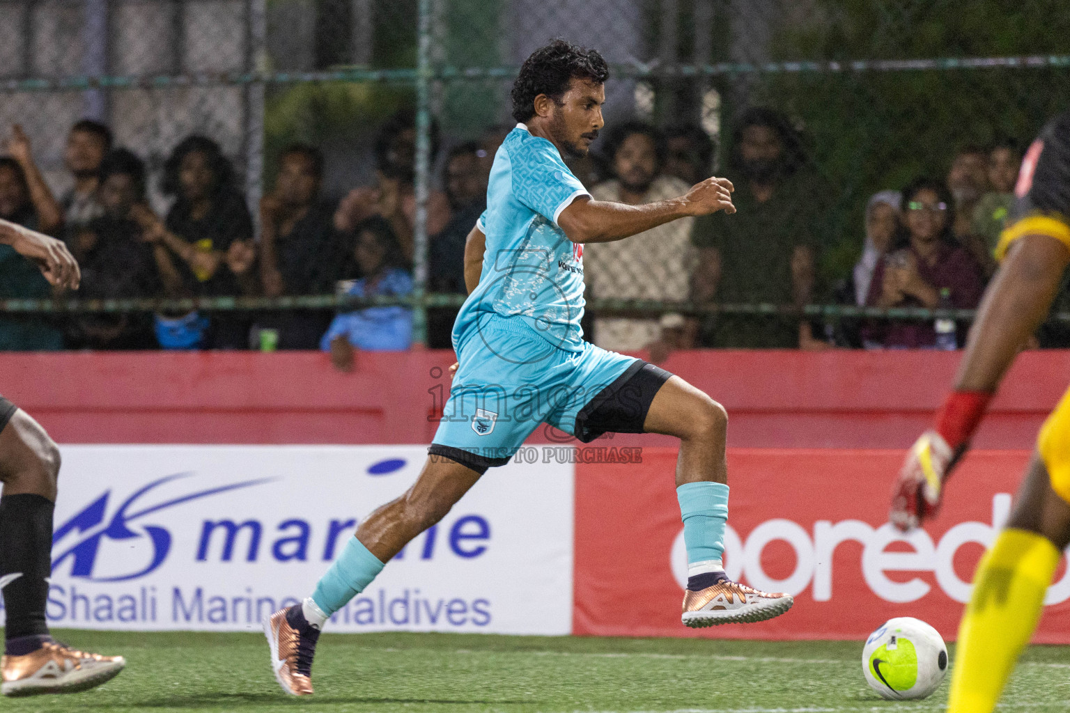 HA. Dhidhdhoo vs HA. Vashafaru in Day 1 of Golden Futsal Challenge 2024 was held on Monday, 15th January 2024, in Hulhumale', Maldives Photos: Nausham Waheed  / images.mv