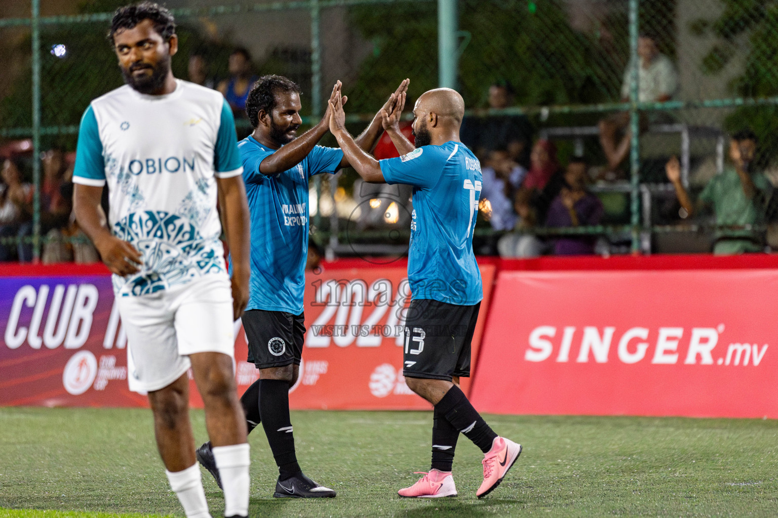 Trade Club vs Higher Education in Club Maldives Classic 2024 held in Rehendi Futsal Ground, Hulhumale', Maldives on Sunday, 8th September 2024. Photos: Hassan Simah / images.mv