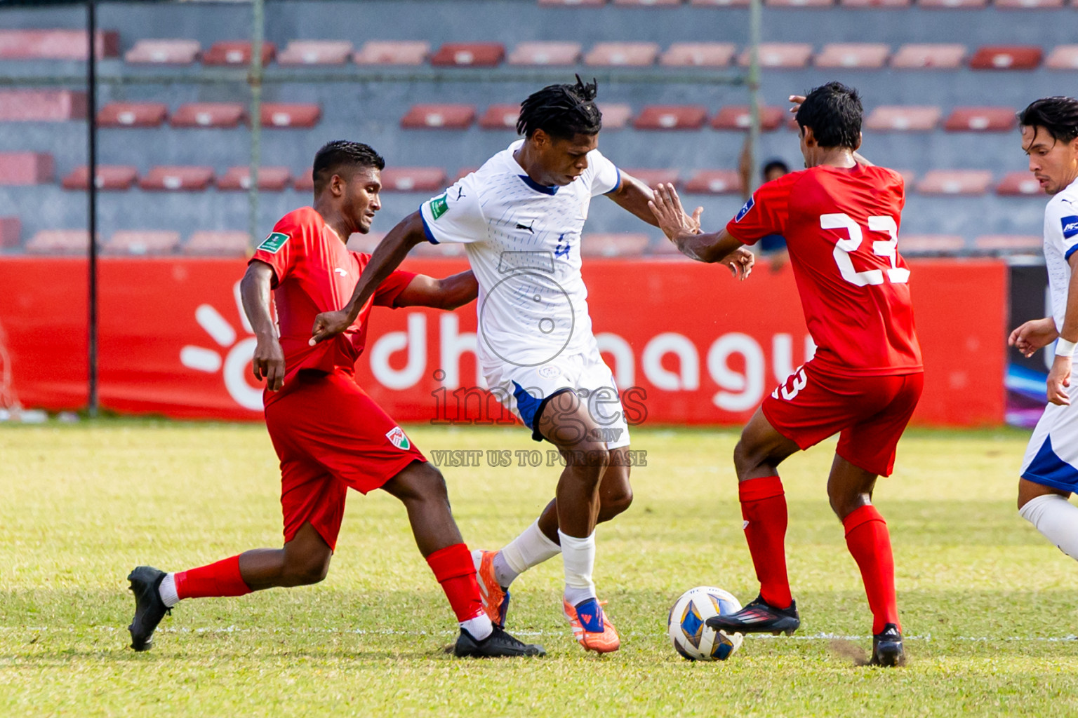 Maldives vs Philippines in AFC Asian Cup Qualifies held in National Football Stadium, Male', Maldives on Tuesday, 18th November 2025. Photos: Nausham Waheed / Images.mv