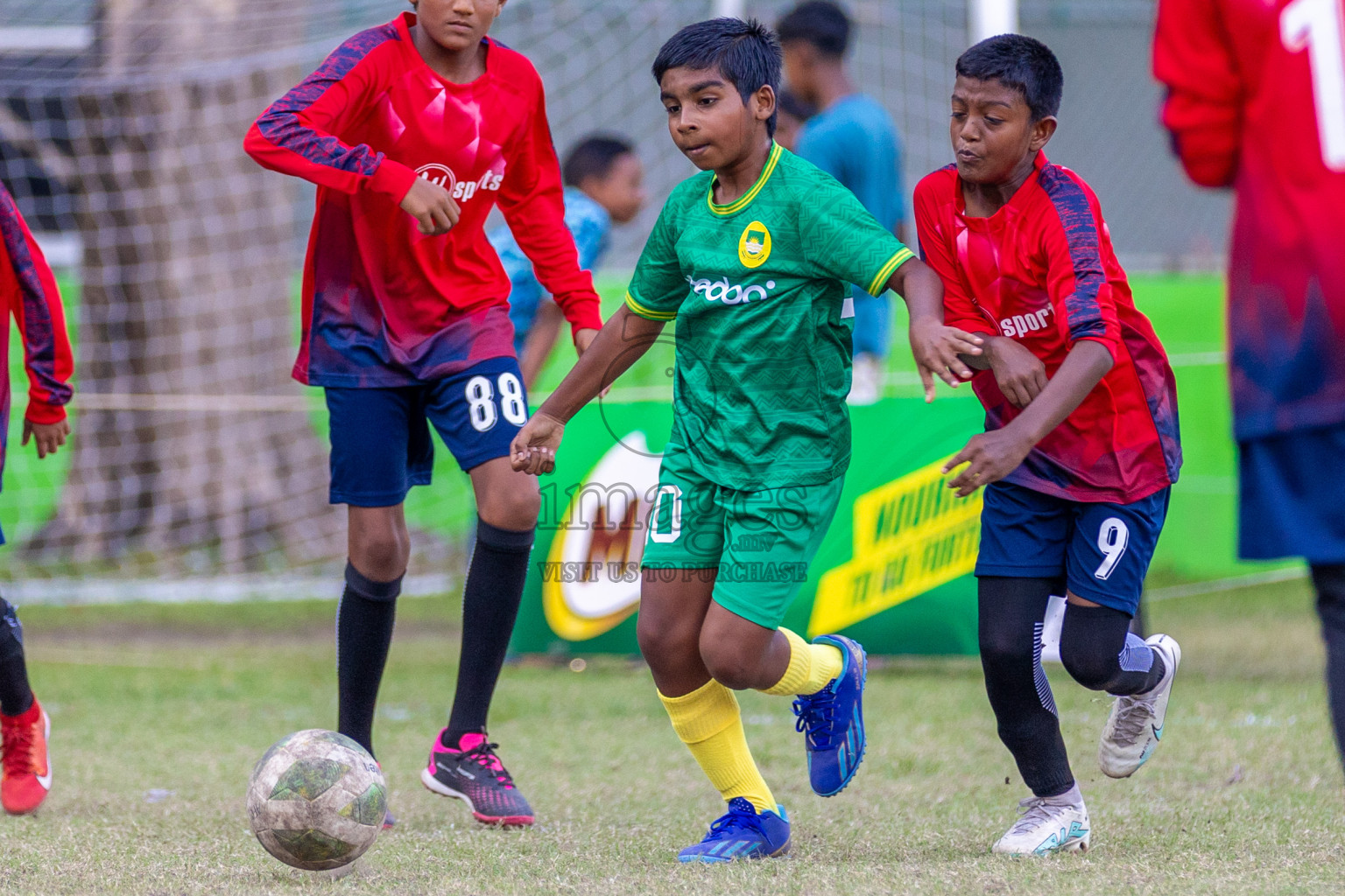 Day 2  of MILO Academy Championship 2024 - U12 was held at Henveiru Grounds in Male', Maldives on Thursday, 5th July 2024. Photos: Shuu Abdul Sattar / images.mv