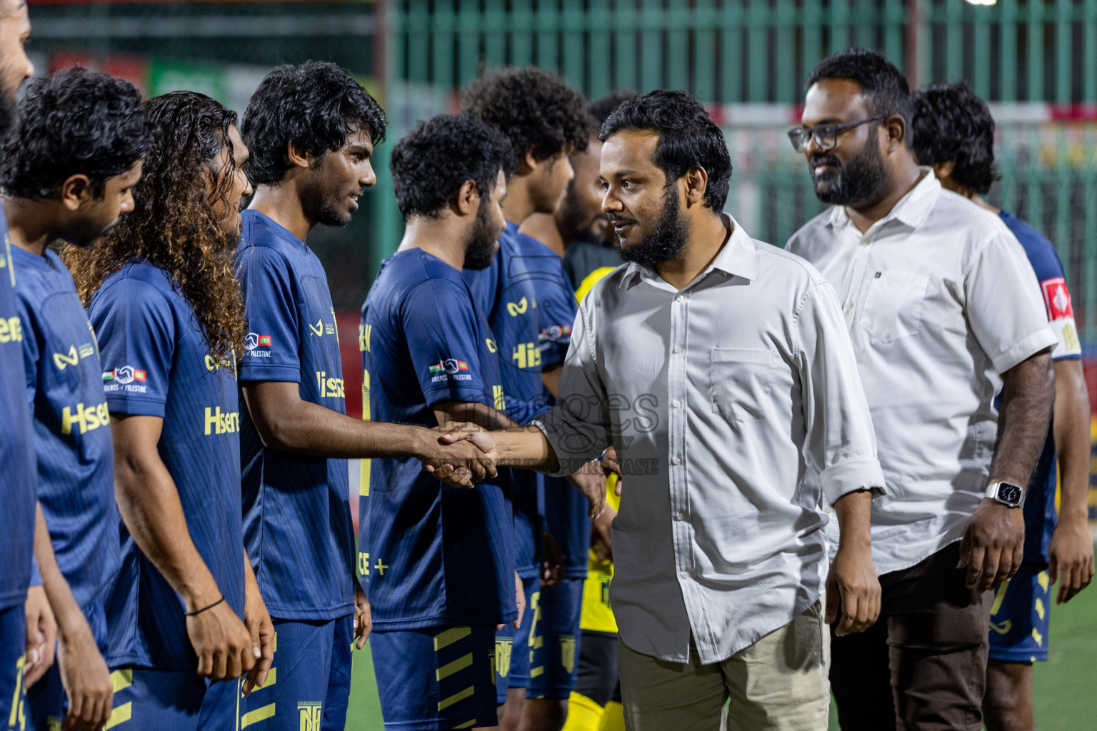 M Muli vs M Naalaafushi in Day 12 of Golden Futsal Challenge 2025 was held on Thursday, 16th January 2025, in Hulhumale', Maldives.
Photos: Hassan Simah / images.mv