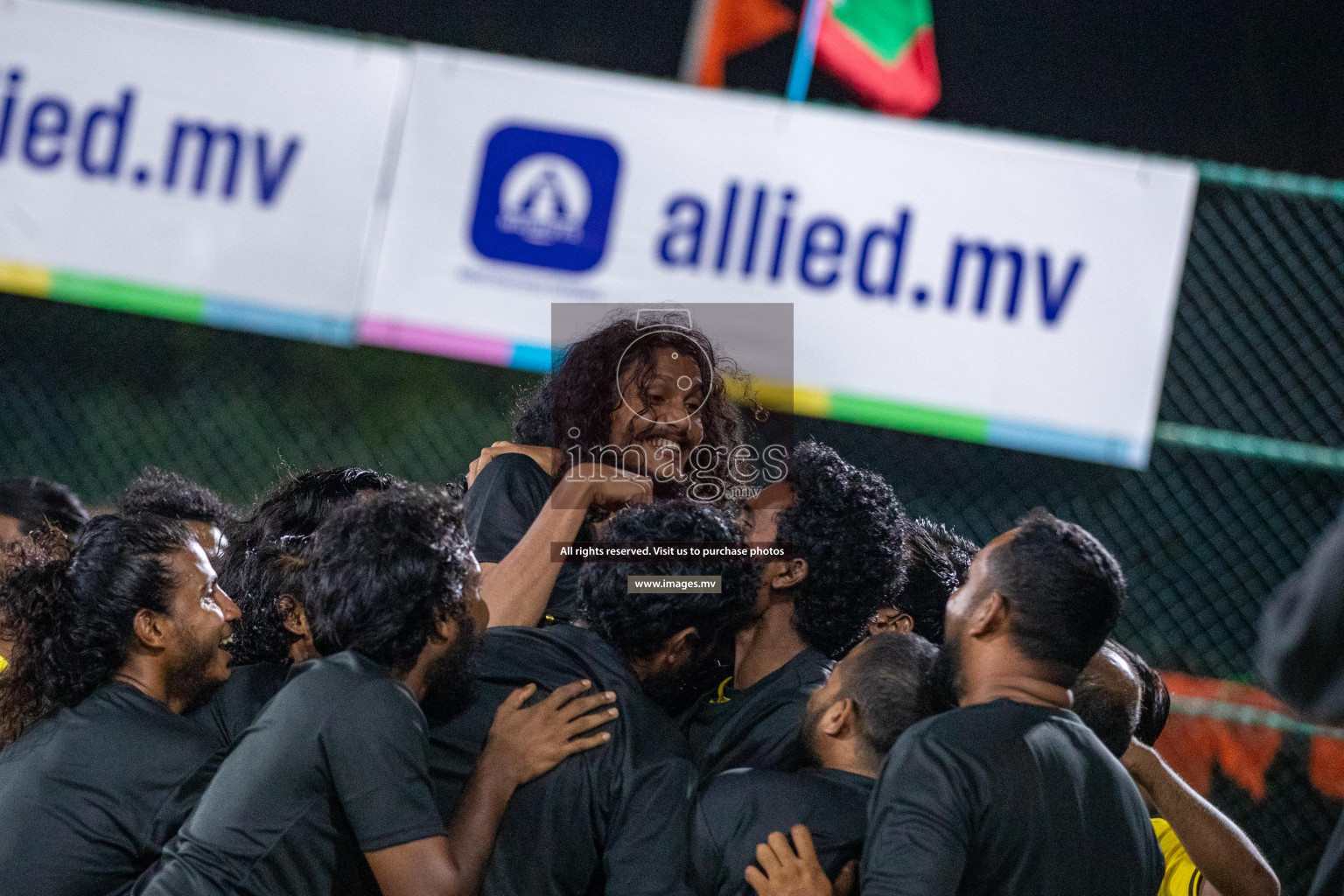 RRC Vs FSM in the Semi Finals of Club Maldives 2021 held in Hulhumale, Maldives on 19 December 2021. Photos: Ismail Thoriq / images.mv